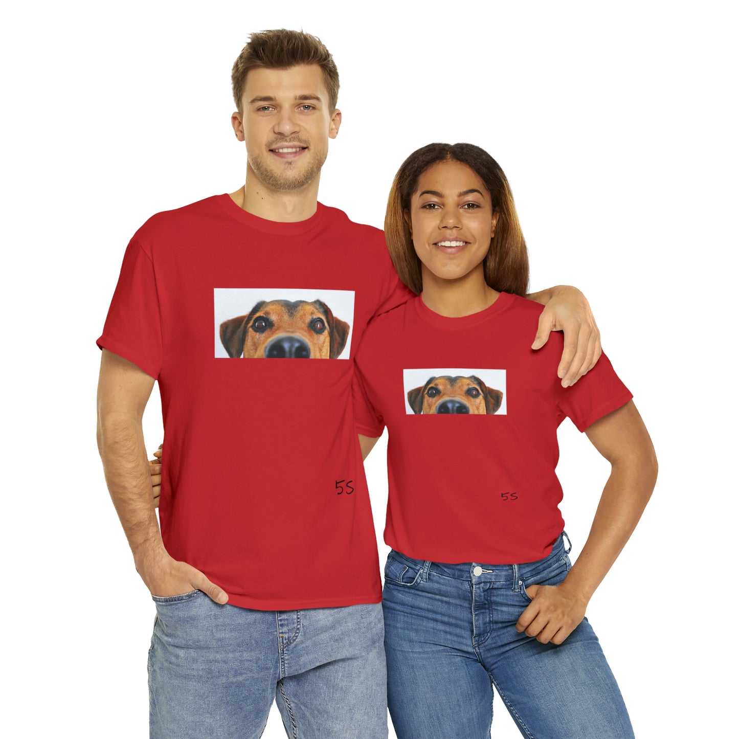 Dog Eyes Unisex Heavy Cotton Tee