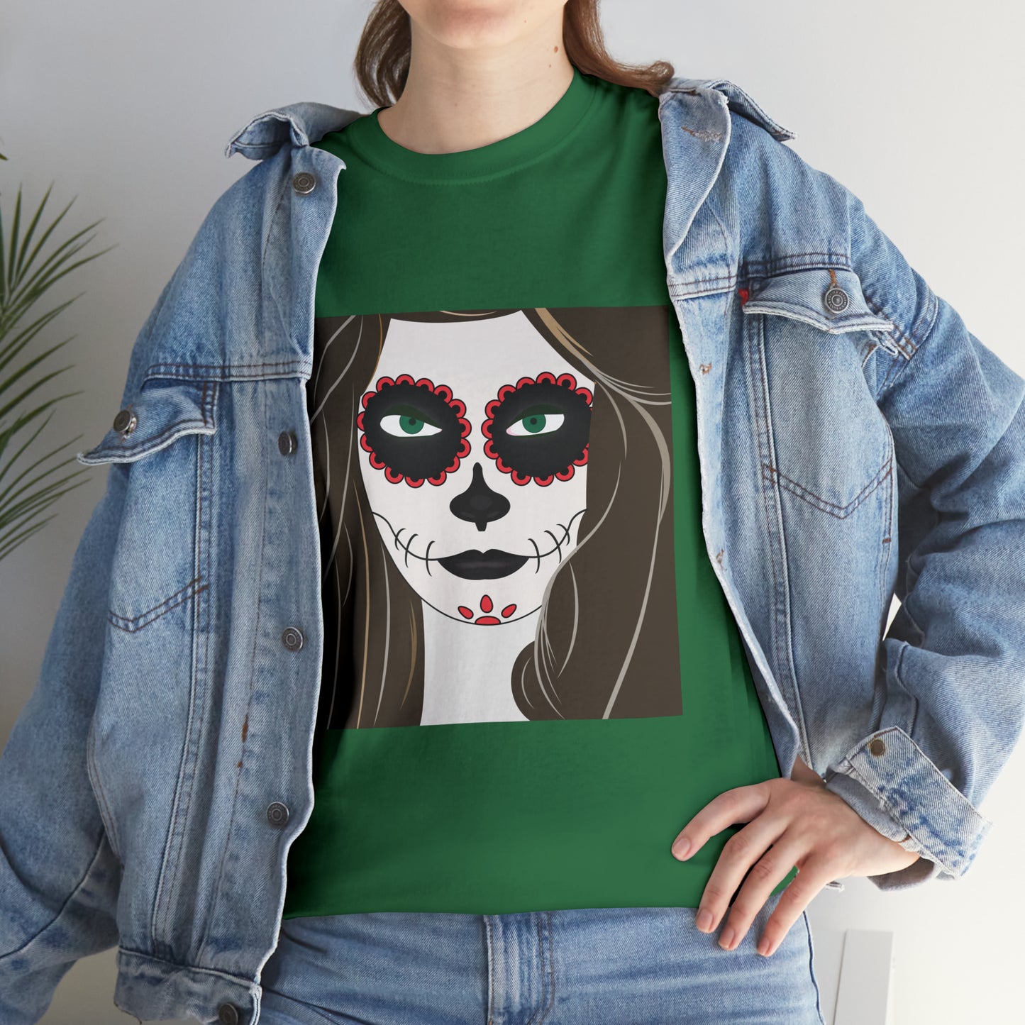 Halloween Day of the Dead 02 - Unisex Heavy Cotton Tee