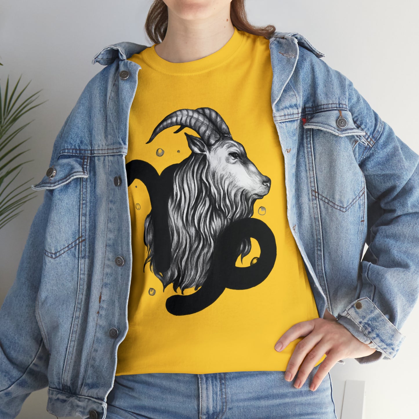Capricorn Zodiac Sign - Unisex Heavy Cotton Tee