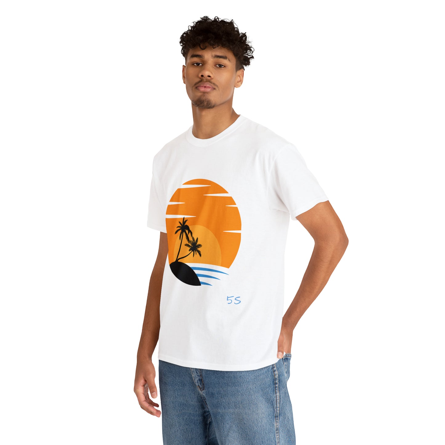 SunSet #002 - Unisex Heavy Cotton Tee
