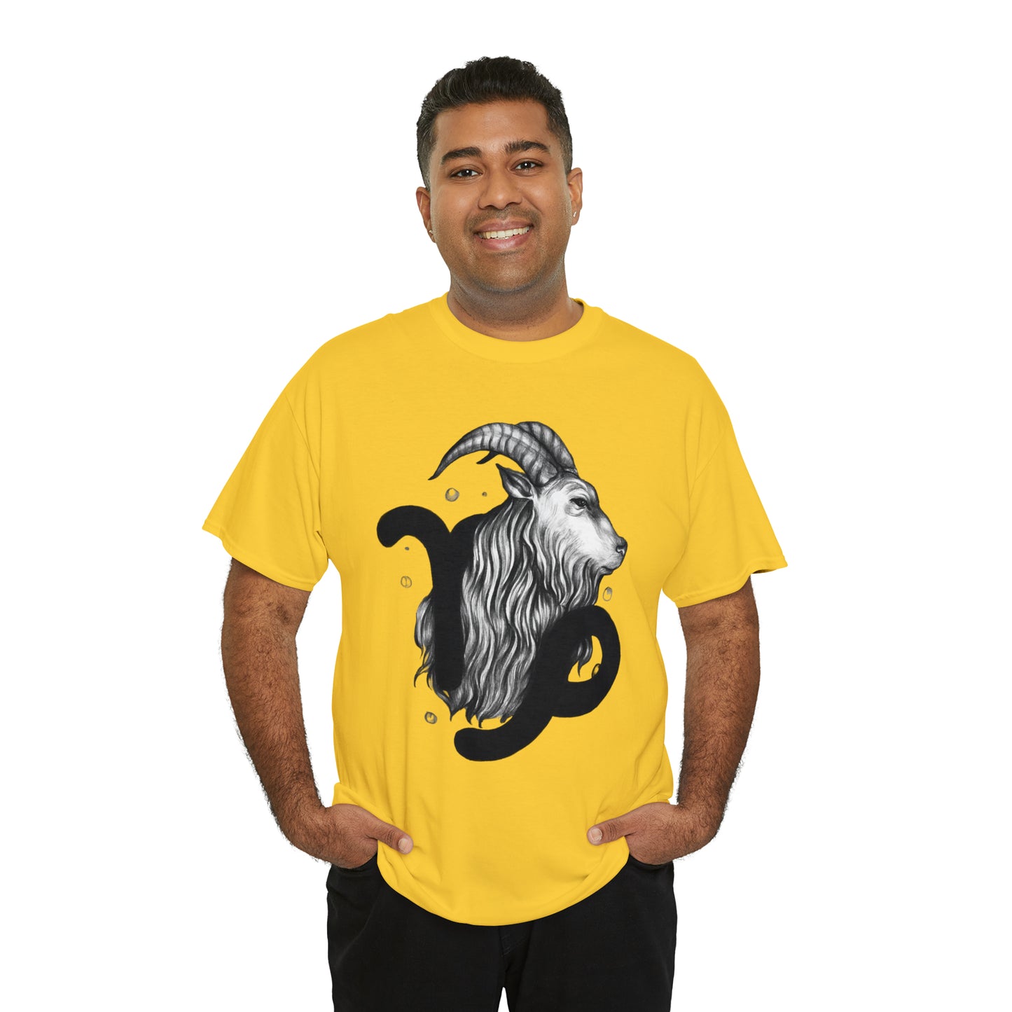 Capricorn Zodiac Sign - Unisex Heavy Cotton Tee