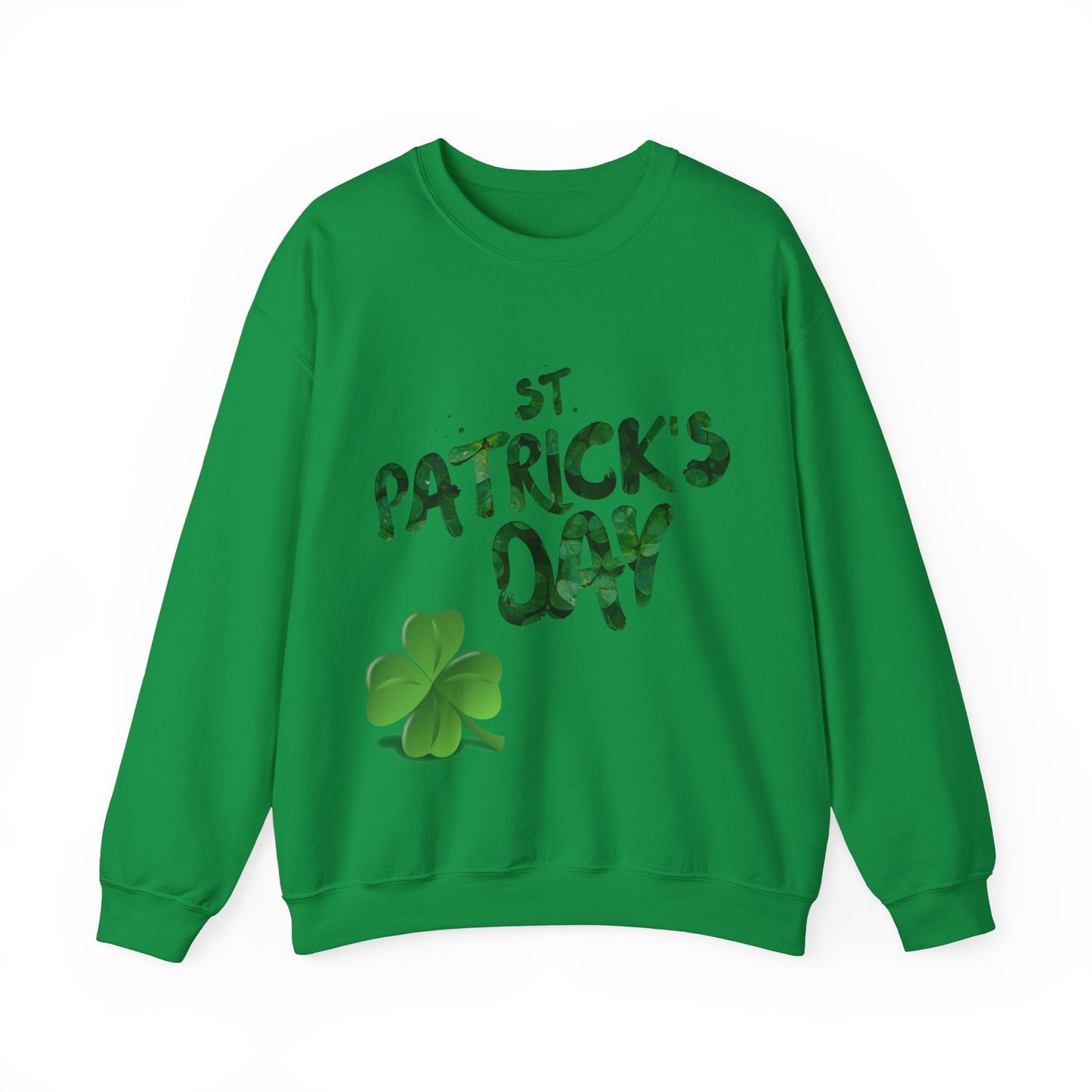 St. Patricks Day - 4 Leaf Clover Lucky Unisex Heavy Sweatshirt
