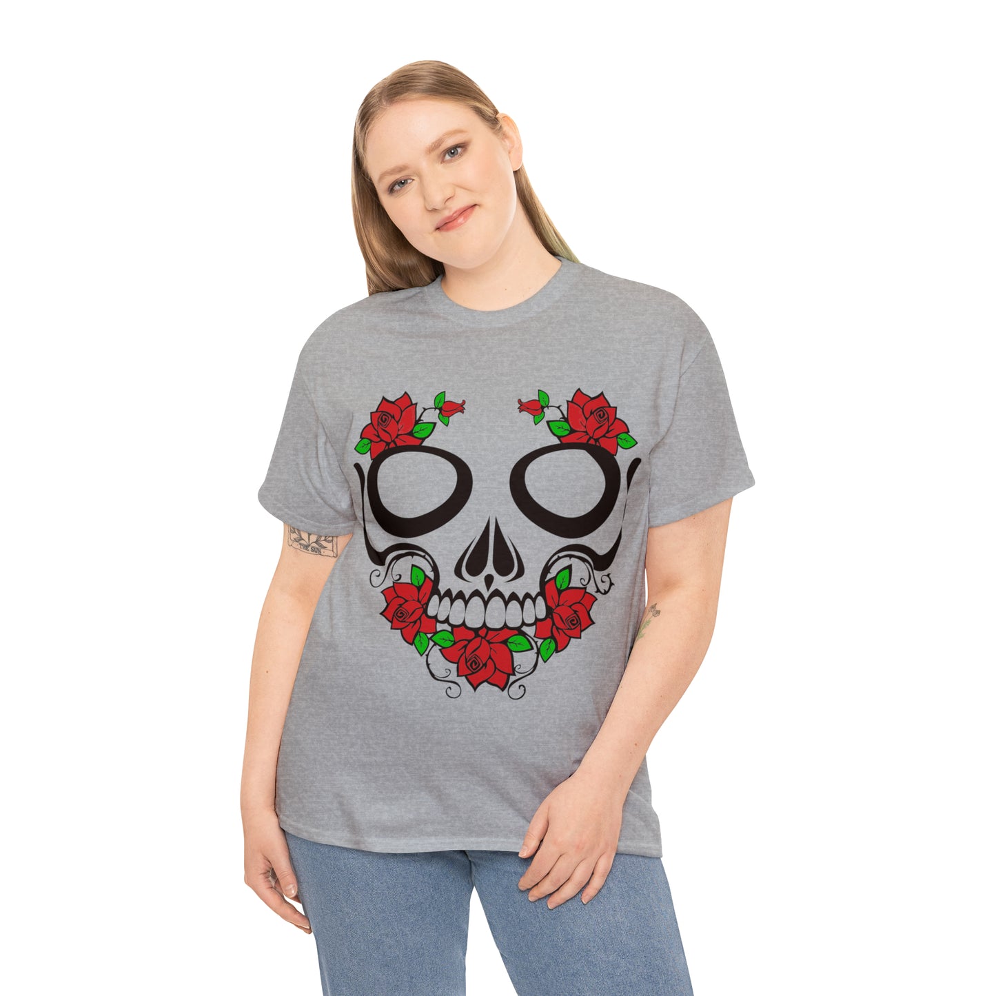 Halloween Day of the Dead 01 - Unisex Heavy Cotton Tee