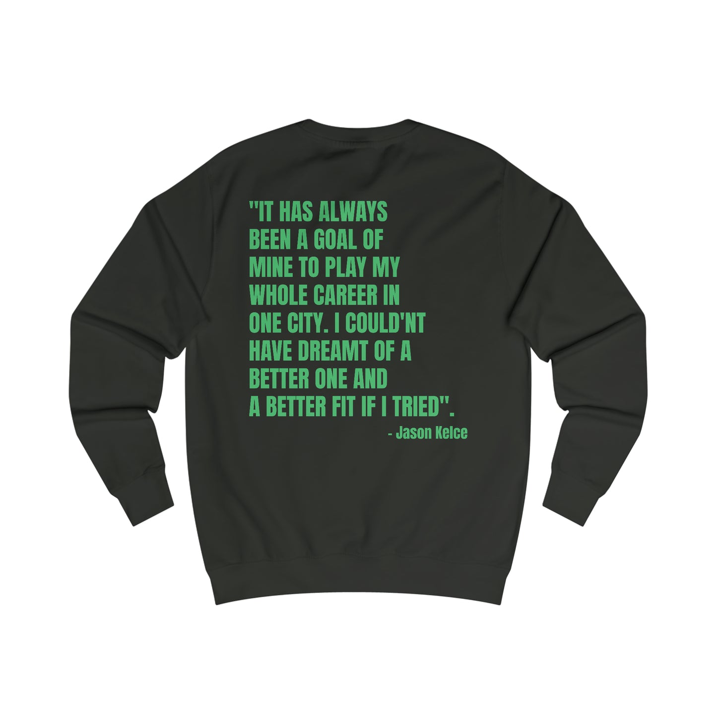 Premium Back print - Philadelphia Eagles - #62 Kelce Tribute - Men's Sweatshirt