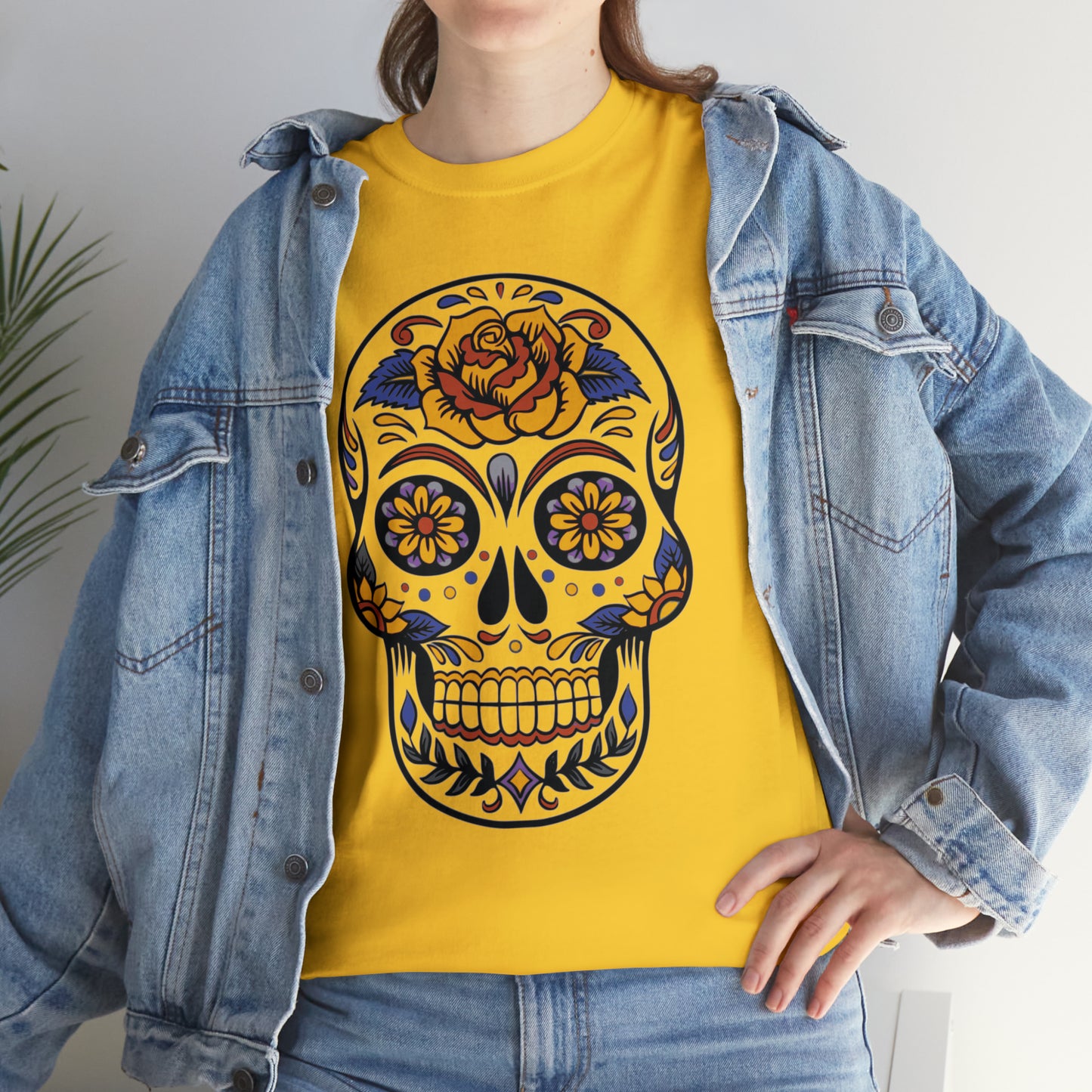 Halloween Day of the Dead 03 - Unisex Heavy Cotton Tee