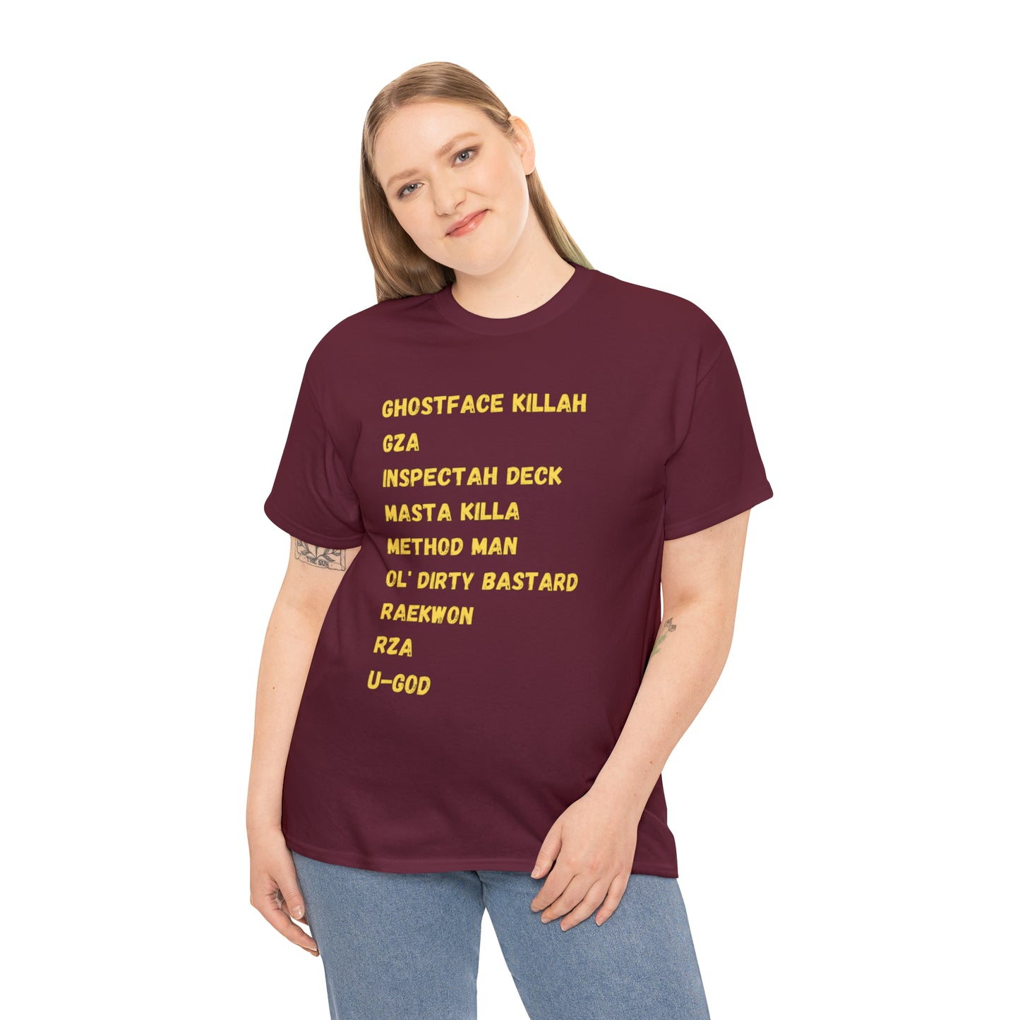Wu-Unisex Heavy Cotton Tee