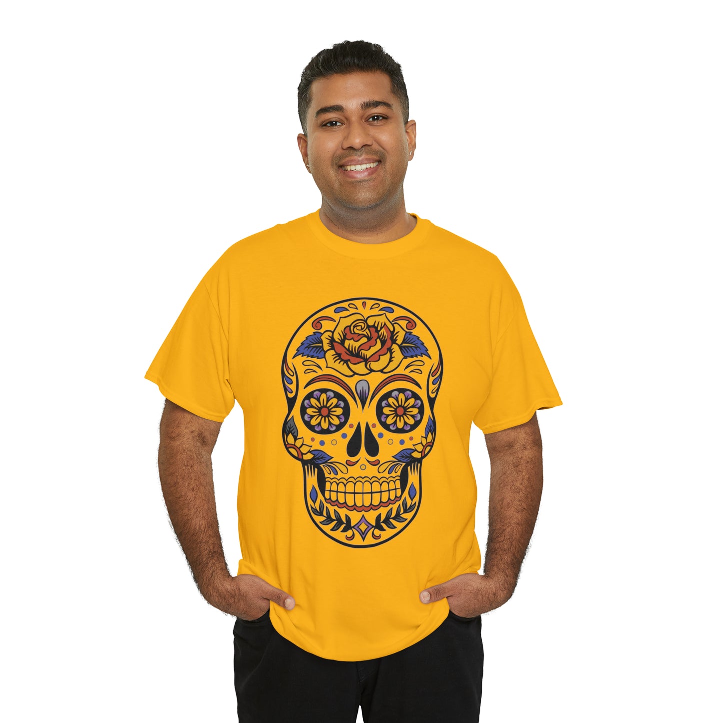 Halloween Day of the Dead 03 - Unisex Heavy Cotton Tee