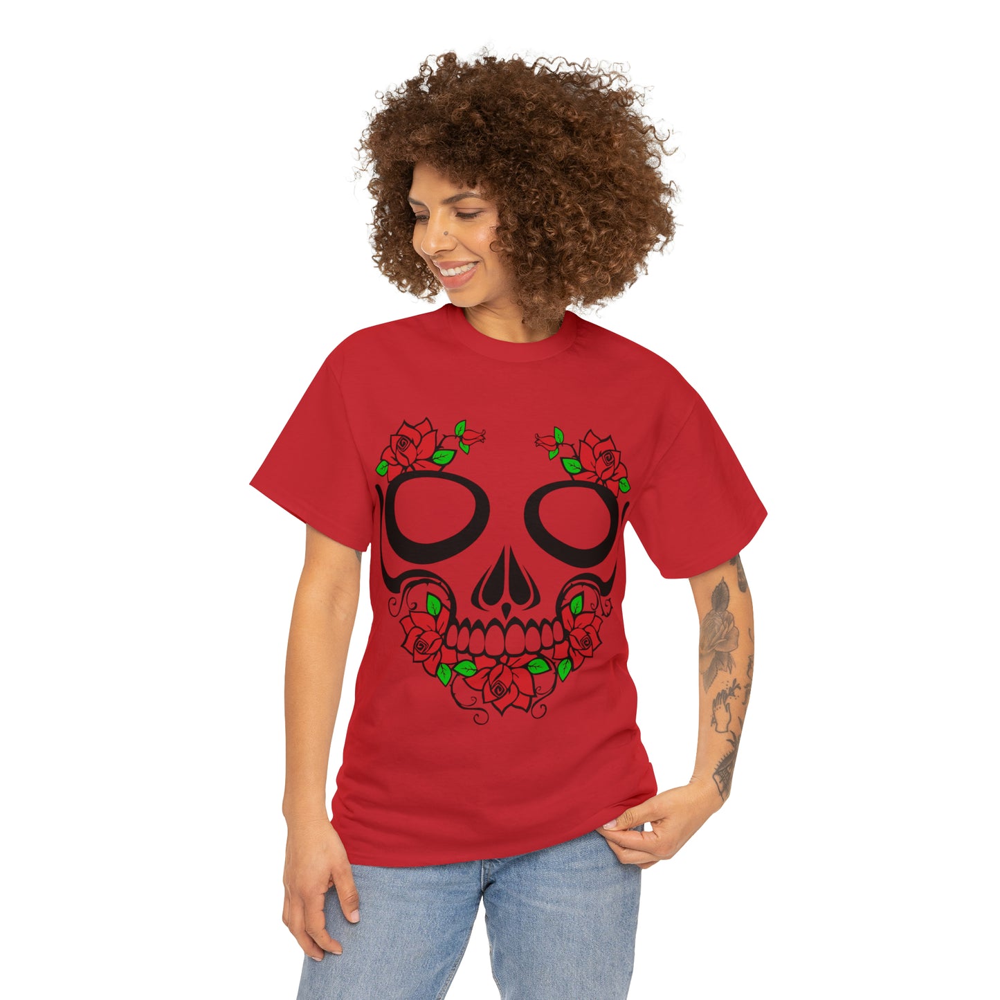 Halloween Day of the Dead 01 - Unisex Heavy Cotton Tee