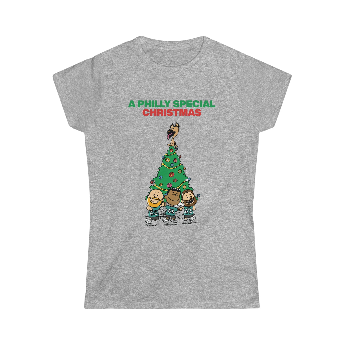 Philadelphia Eagles Christmas - Women's Softstyle Tee