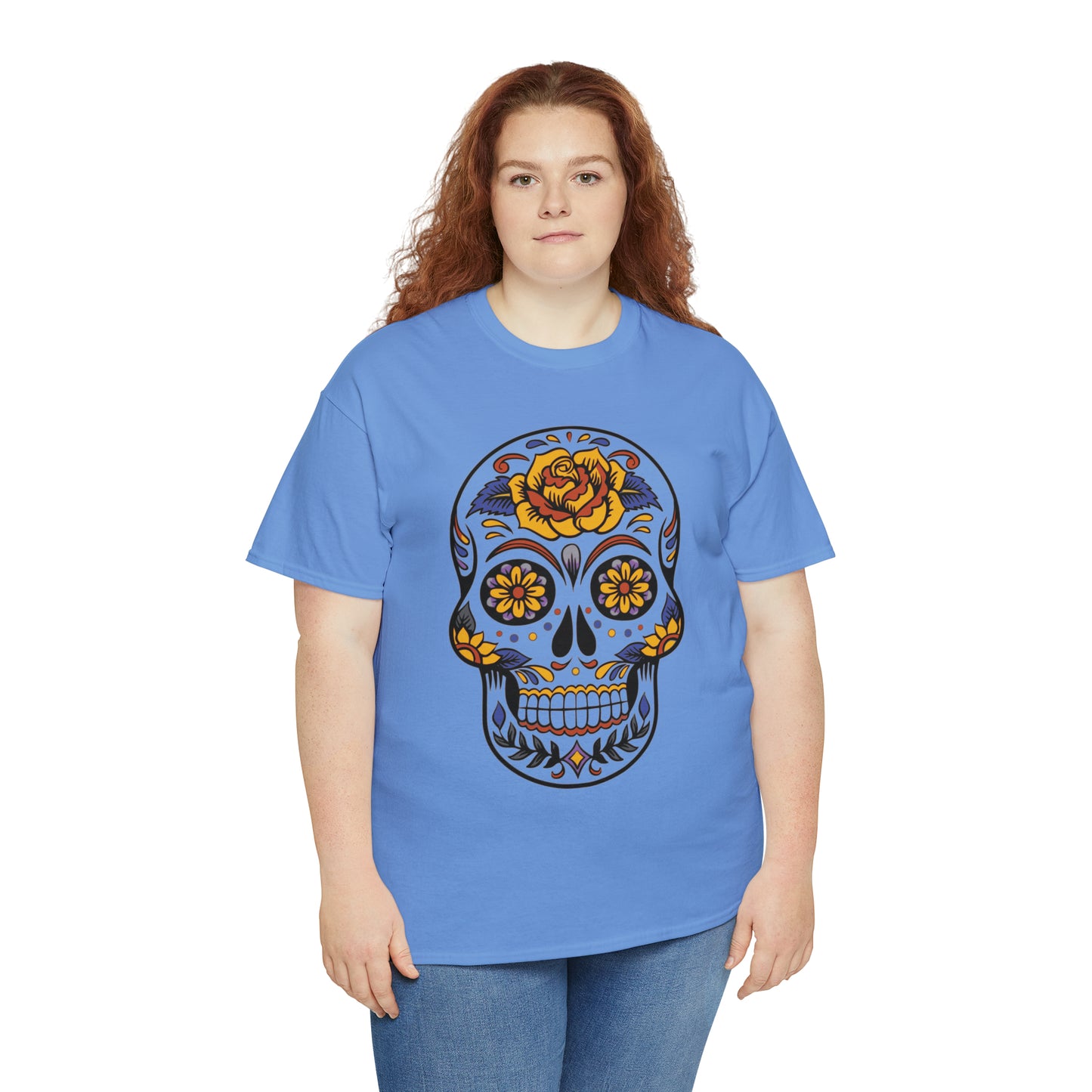 Halloween Day of the Dead 03 - Unisex Heavy Cotton Tee