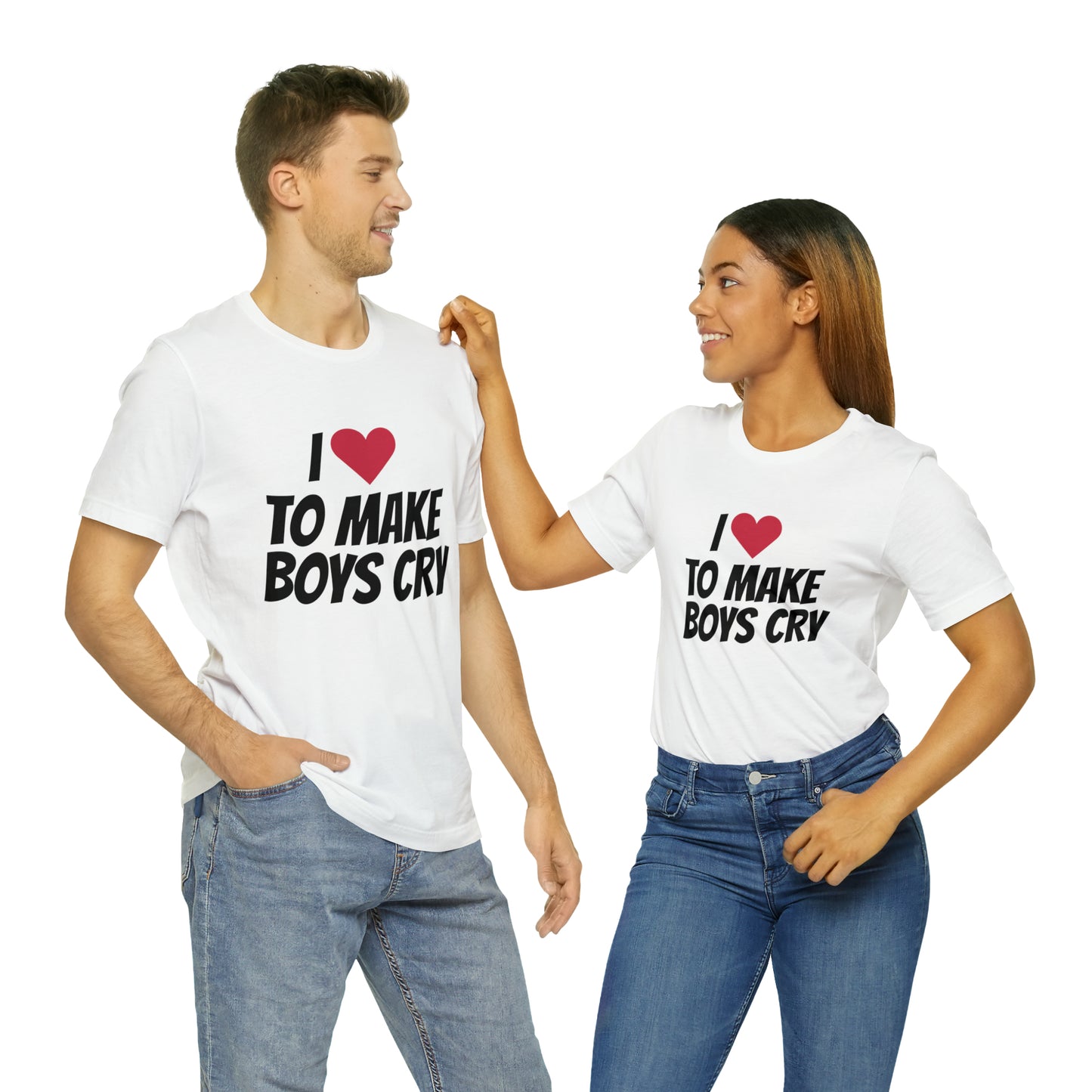 Make Boys Cry - Unisex Jersey Short Sleeve Tee