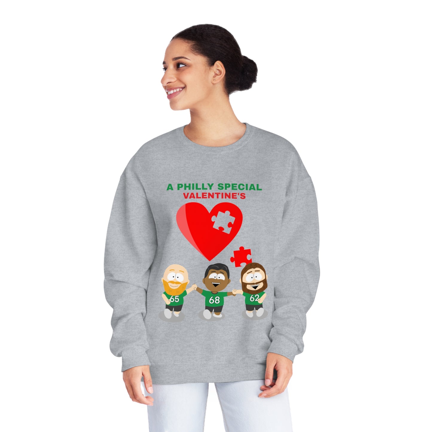 Philadelphia Eagles Valentine's Day 02 - Unisex Sweatshirt