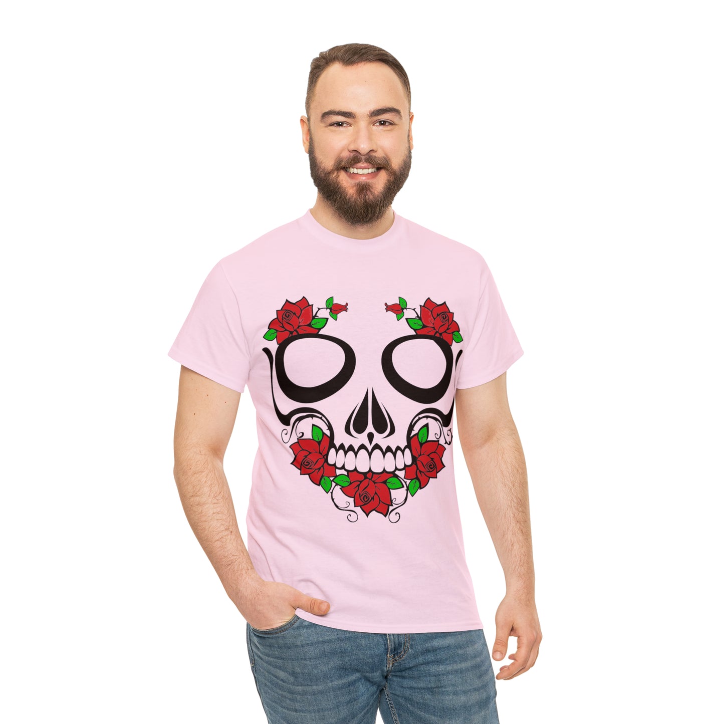 Halloween Day of the Dead 01 - Unisex Heavy Cotton Tee