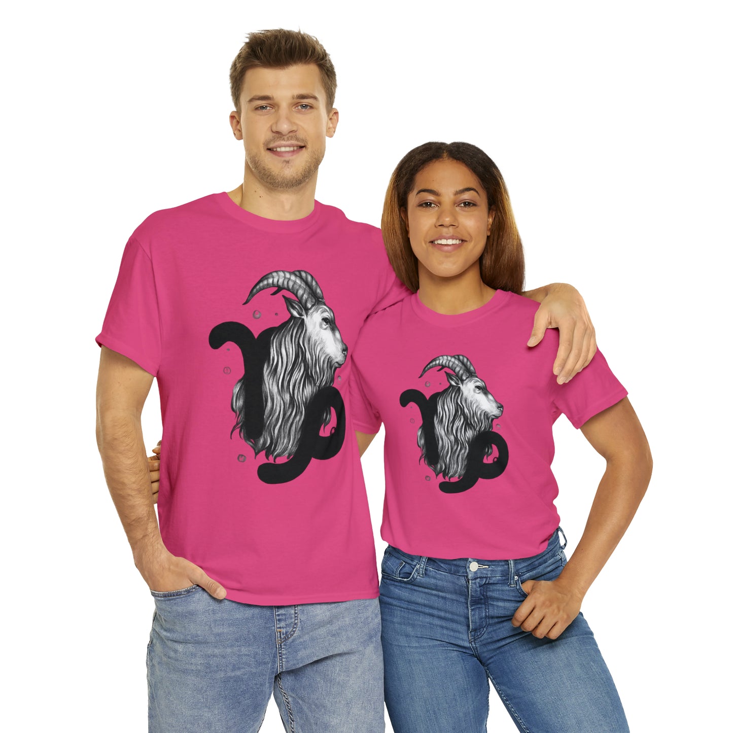Capricorn Zodiac Sign - Unisex Heavy Cotton Tee