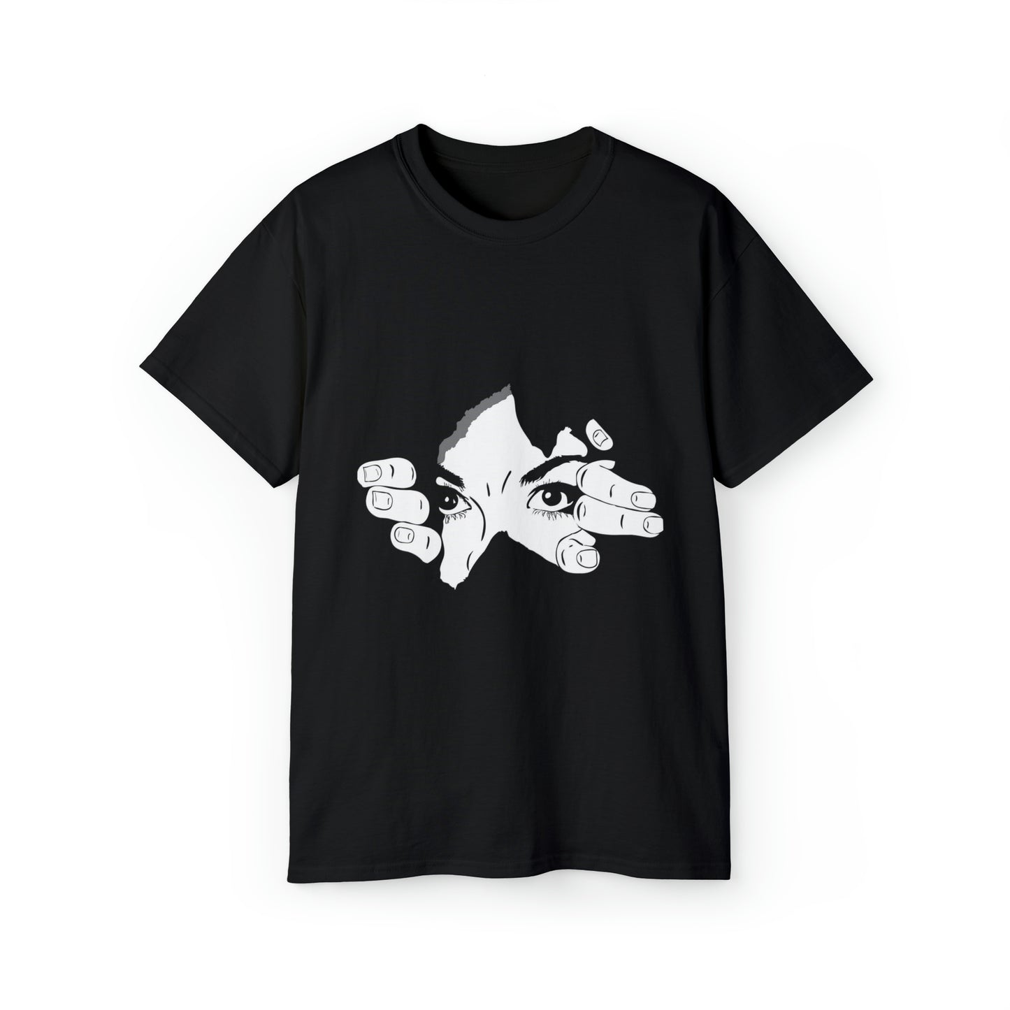 Halloween Scary Peek thru - Unisex Ultra Cotton Tee