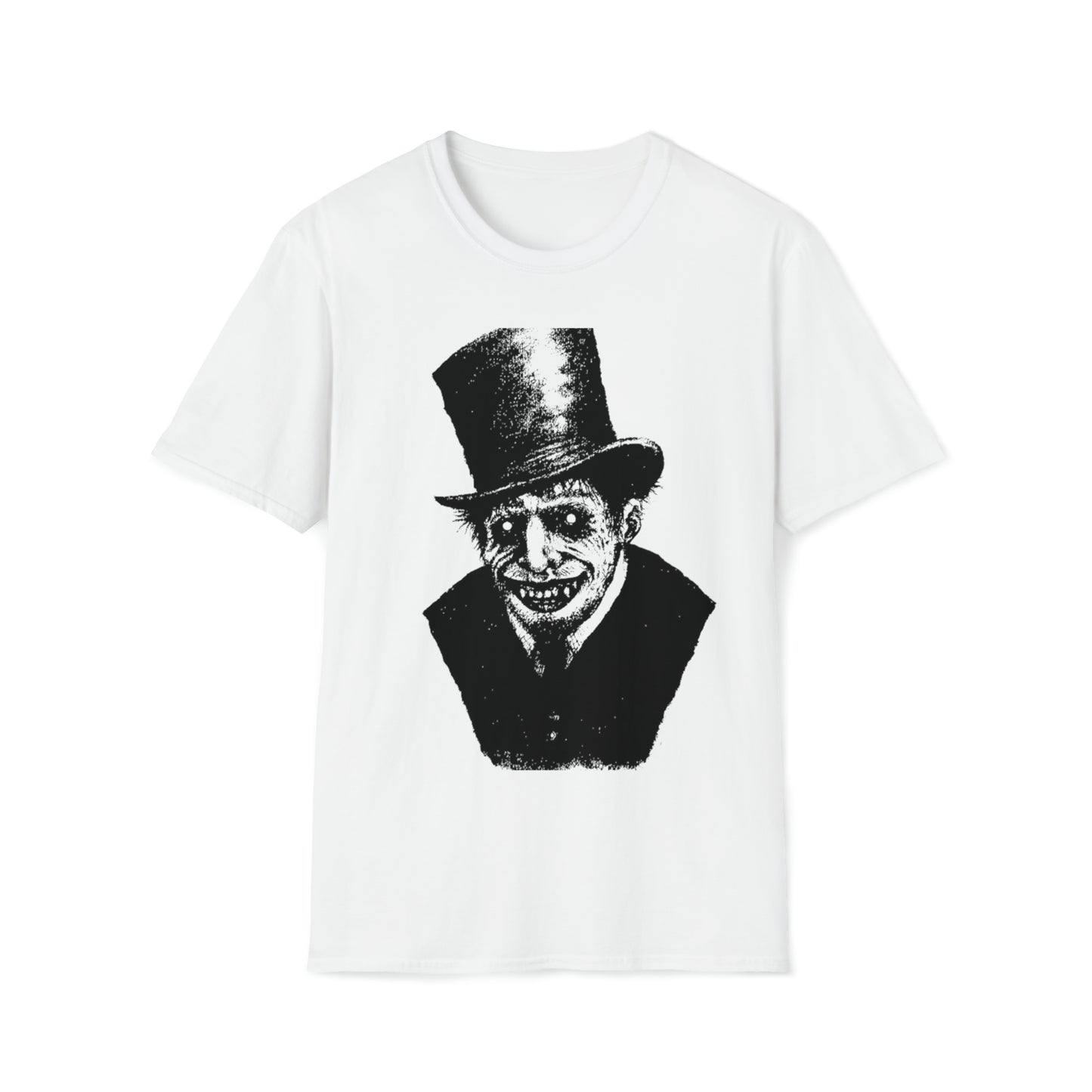 Halloween Scary Death Ghost 01 - Unisex Softstyle T-Shirt