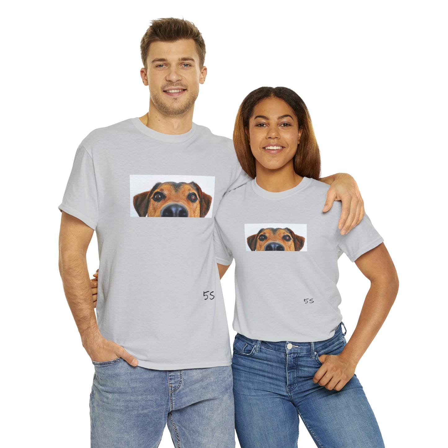 Dog Eyes Unisex Heavy Cotton Tee