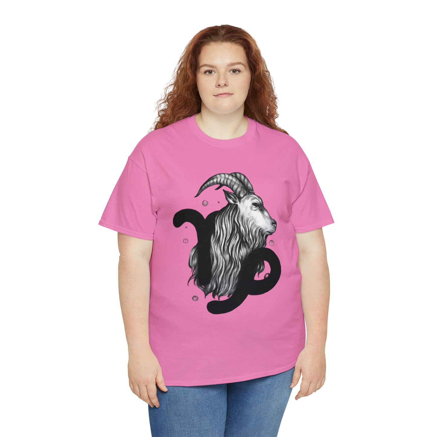 Capricorn Zodiac Sign - Unisex Heavy Cotton Tee