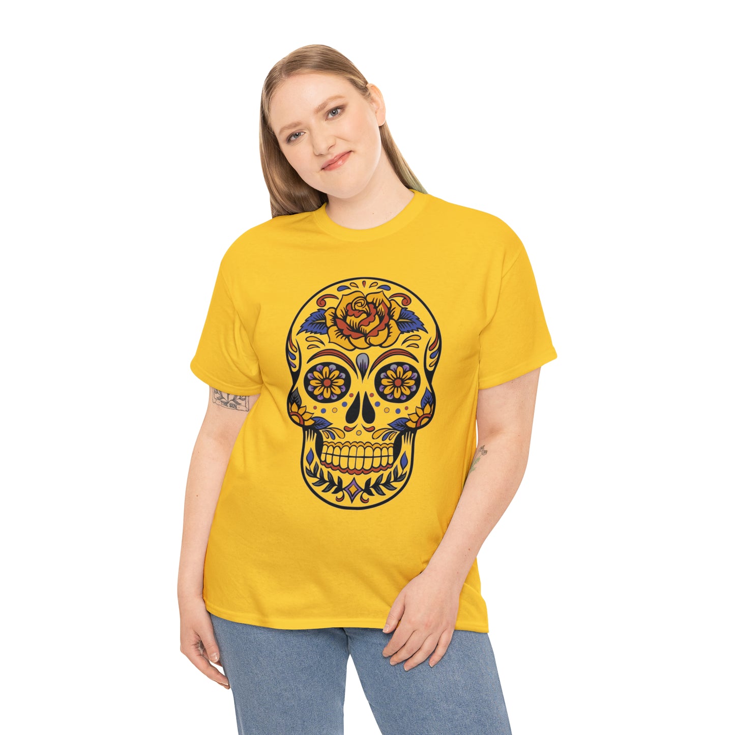 Halloween Day of the Dead 03 - Unisex Heavy Cotton Tee