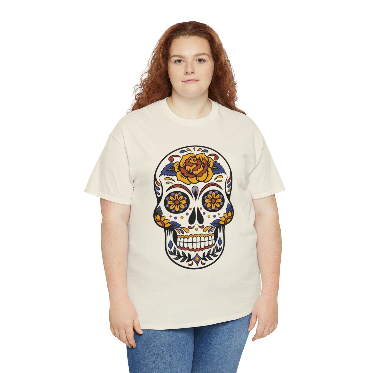 Halloween Day of the Dead 03 - Unisex Heavy Cotton Tee