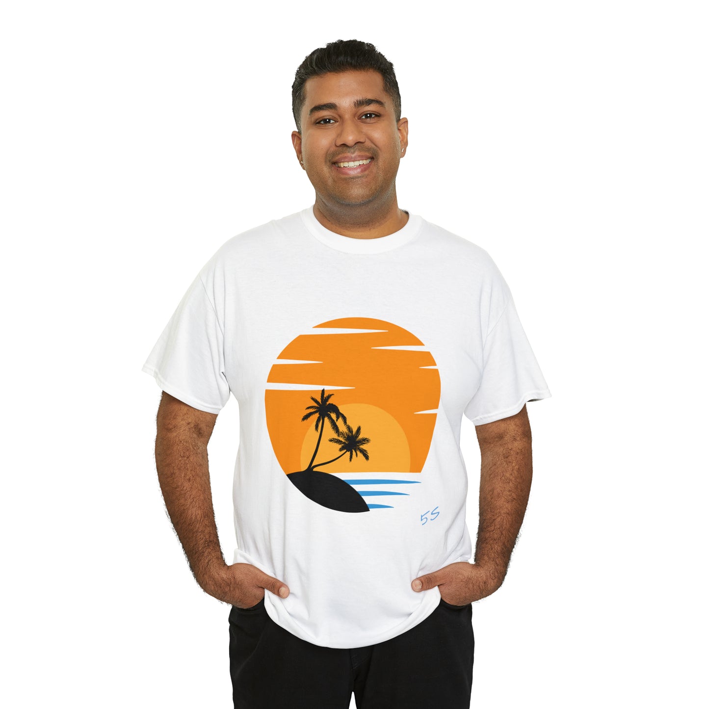 SunSet #002 - Unisex Heavy Cotton Tee