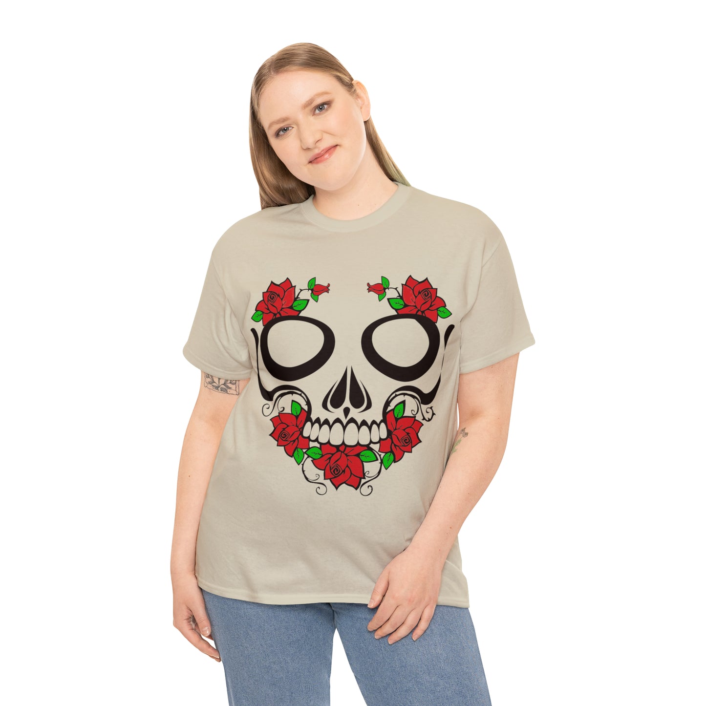Halloween Day of the Dead 01 - Unisex Heavy Cotton Tee