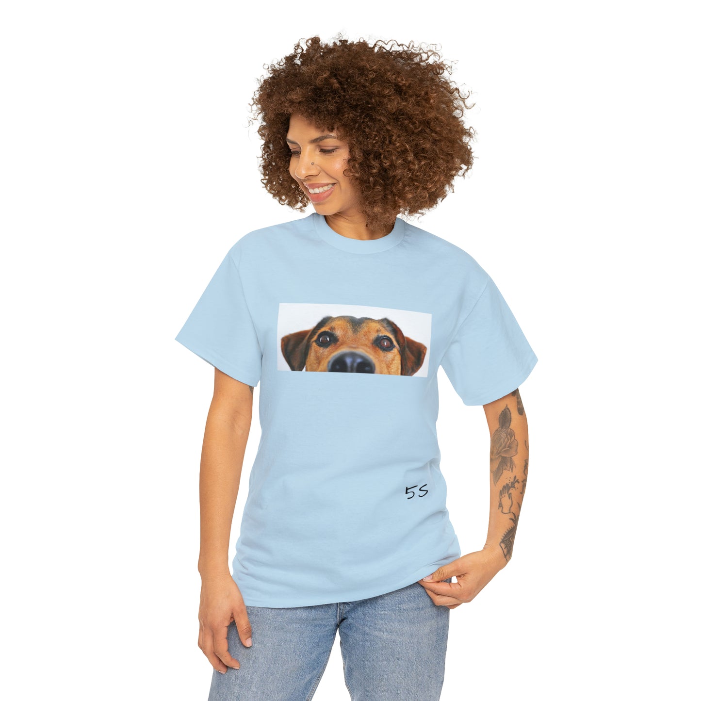 Dog Eyes Unisex Heavy Cotton Tee