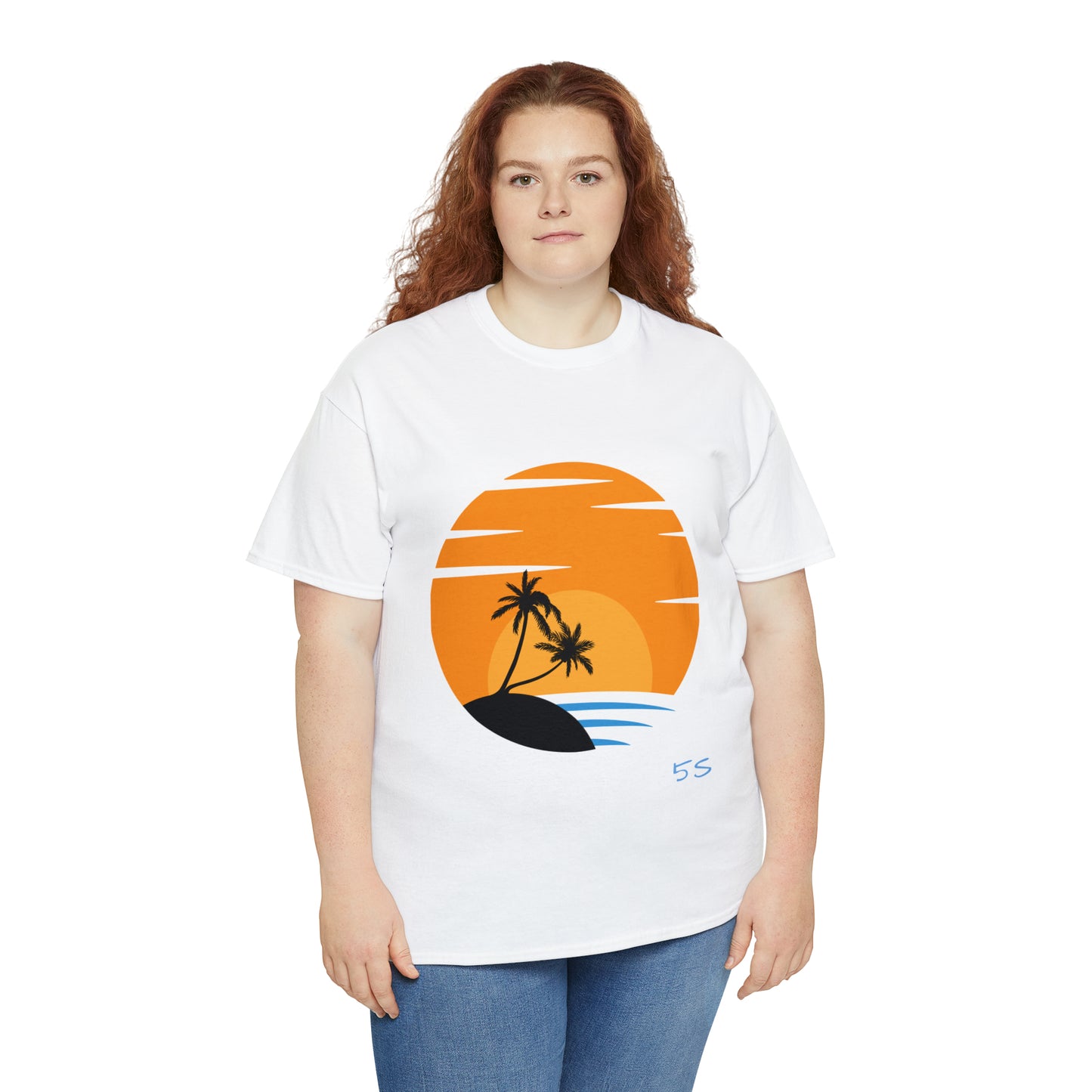 SunSet #002 - Unisex Heavy Cotton Tee