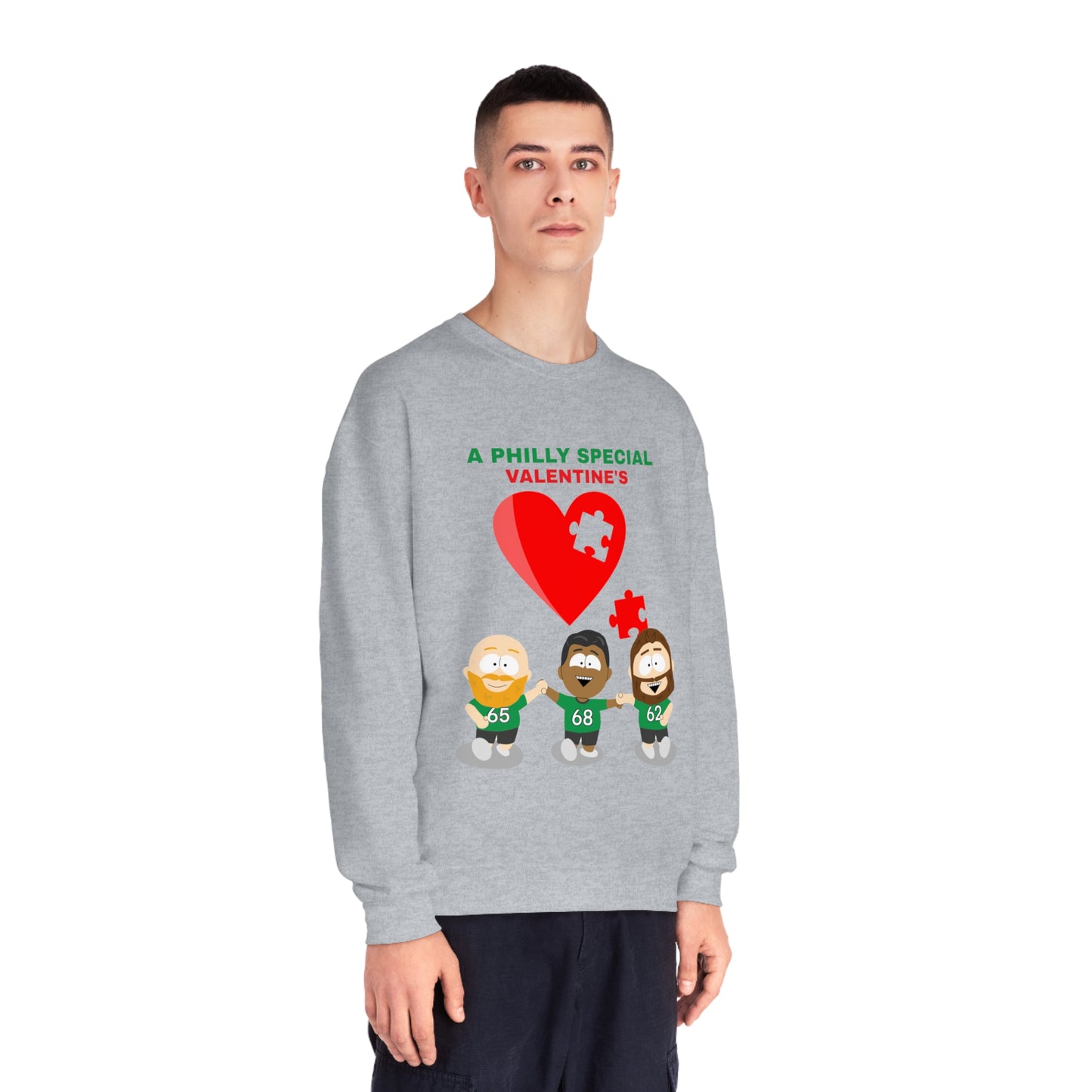 Philadelphia Eagles Valentine's Day 02 - Unisex Sweatshirt