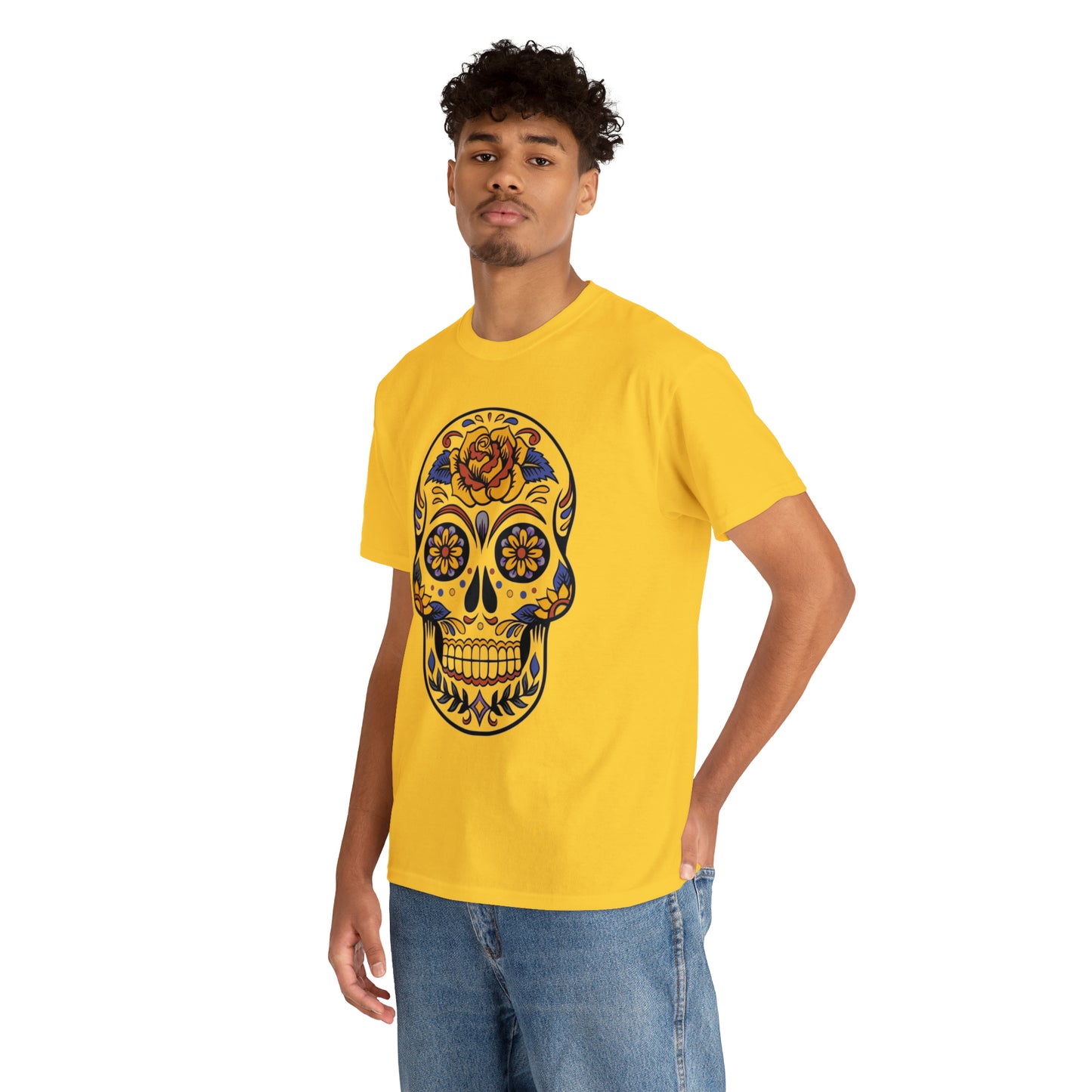 Halloween Day of the Dead 03 - Unisex Heavy Cotton Tee