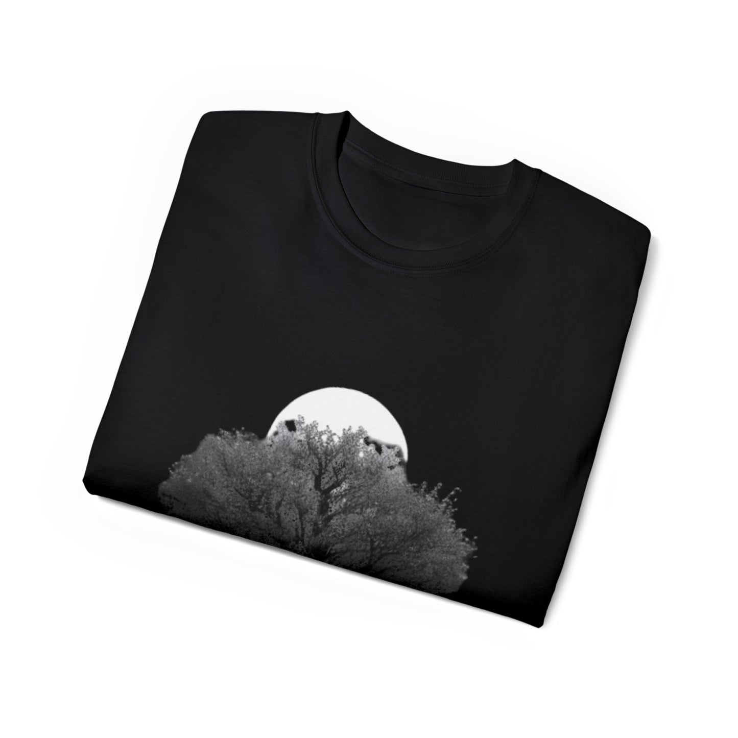 Halloween Scary Tree and Moon - Unisex Ultra Cotton Tee