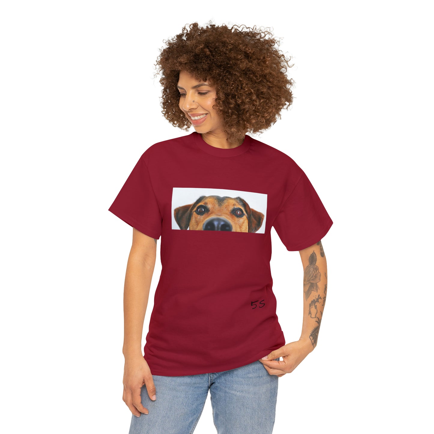 Dog Eyes Unisex Heavy Cotton Tee