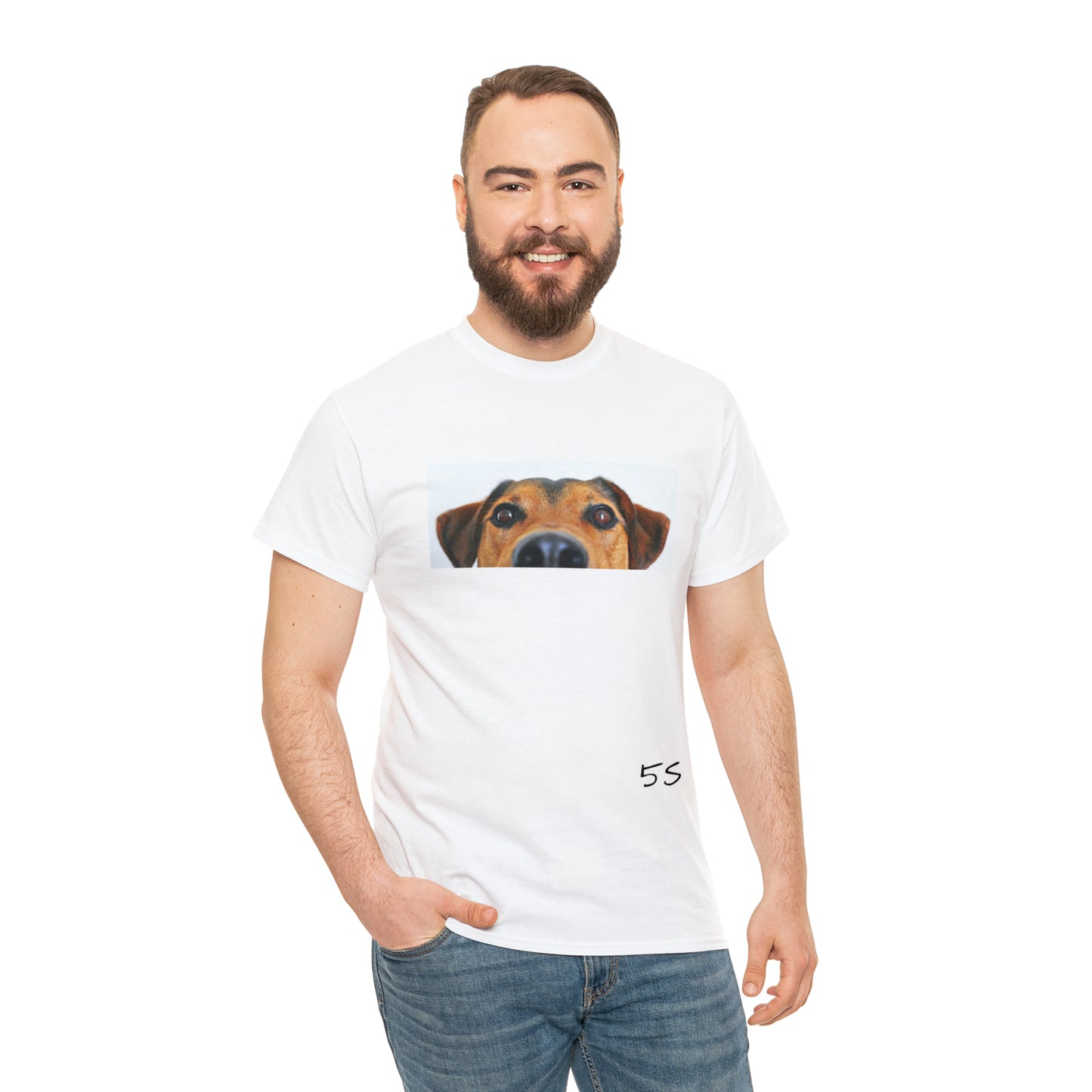 Dog Eyes Unisex Heavy Cotton Tee