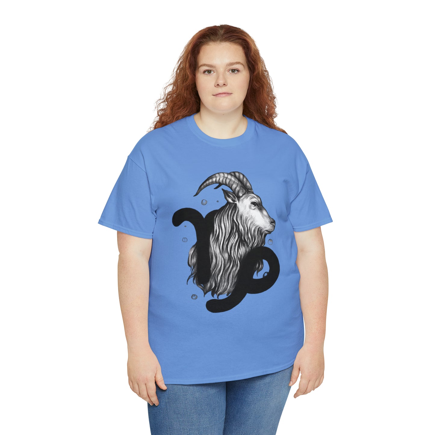 Capricorn Zodiac Sign - Unisex Heavy Cotton Tee