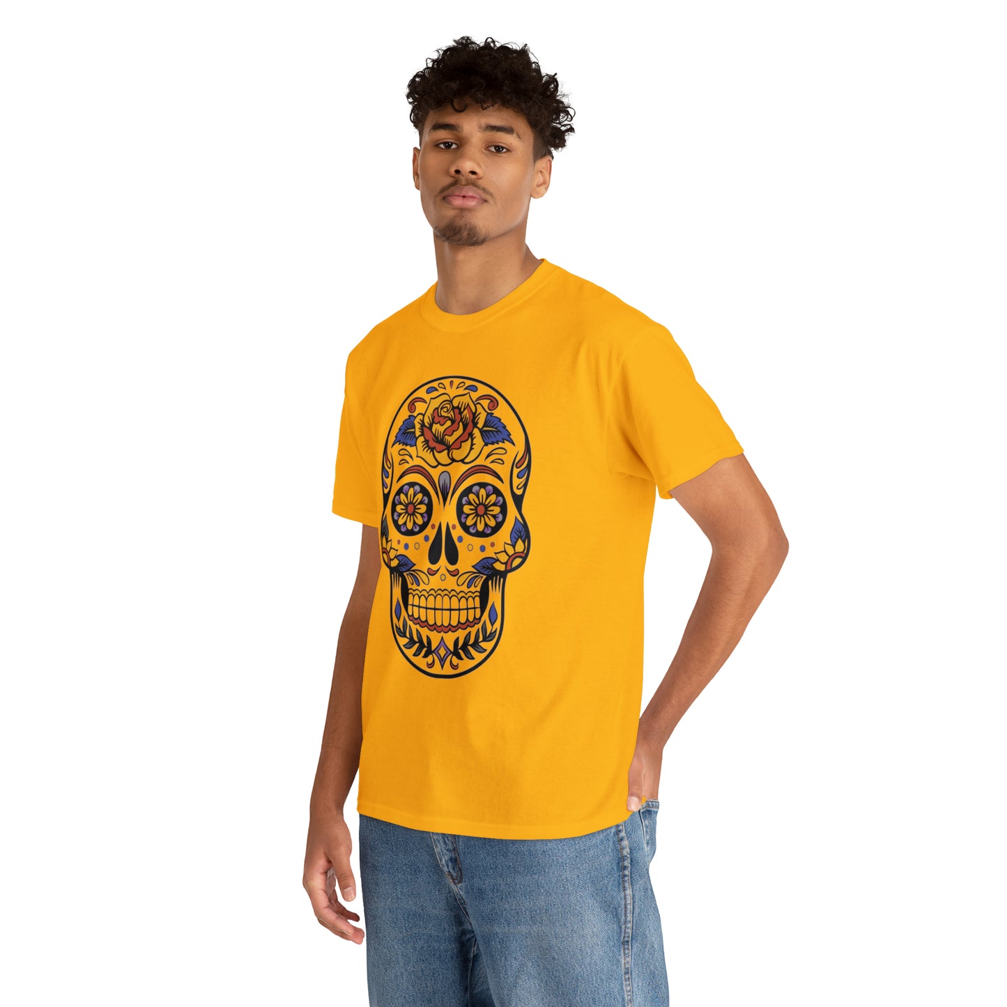 Halloween Day of the Dead 03 - Unisex Heavy Cotton Tee