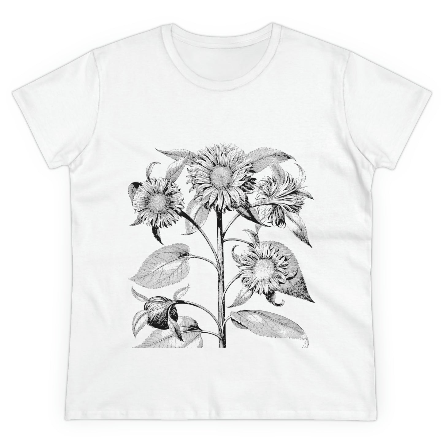 Sun Flower # 2 - Women's Midweight Cotton Tee