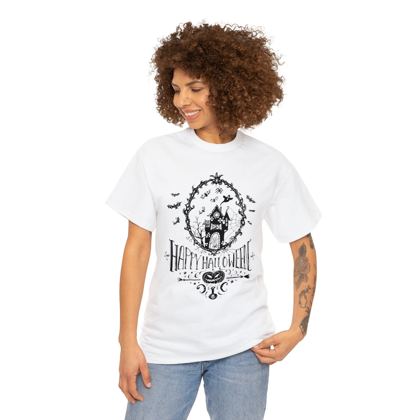 Halloween Happy Halloween - Unisex Heavy Cotton Tee
