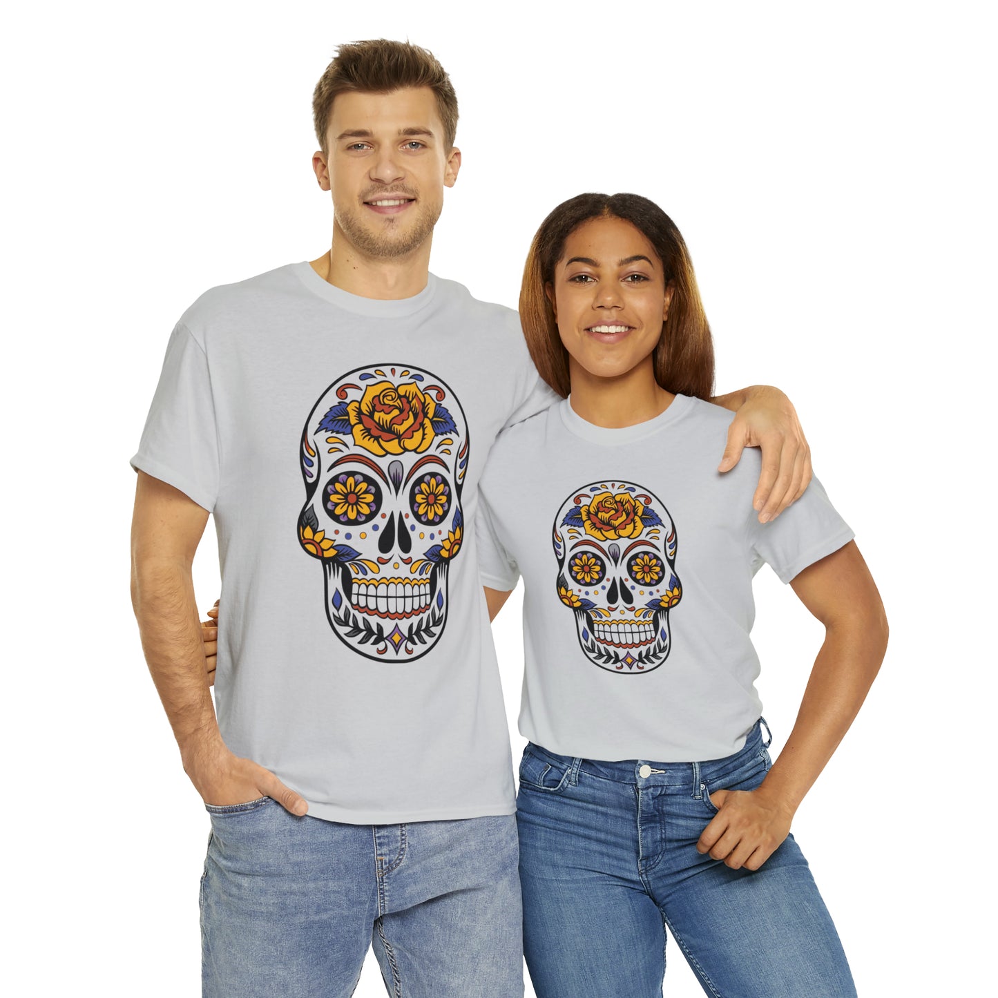 Halloween Day of the Dead 03 - Unisex Heavy Cotton Tee