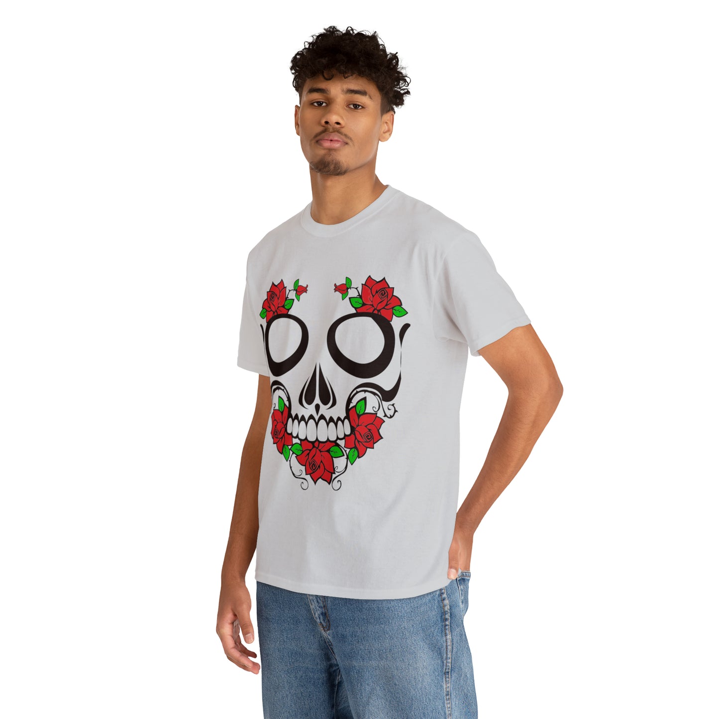 Halloween Day of the Dead 01 - Unisex Heavy Cotton Tee
