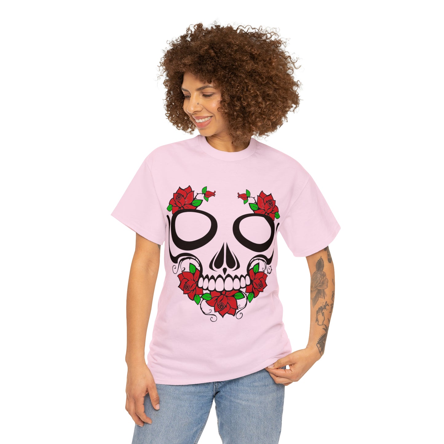 Halloween Day of the Dead 01 - Unisex Heavy Cotton Tee