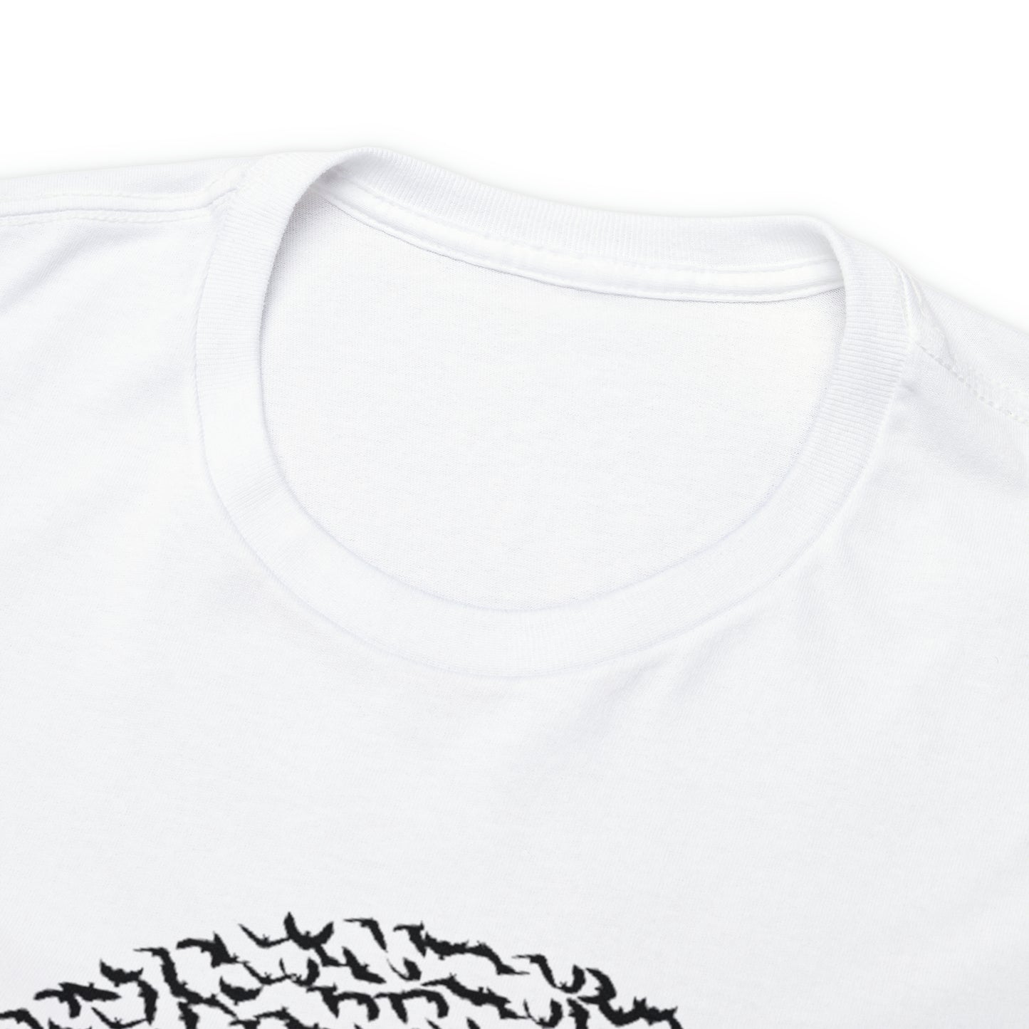 Halloween Moon Bats - Unisex Heavy Cotton Tee