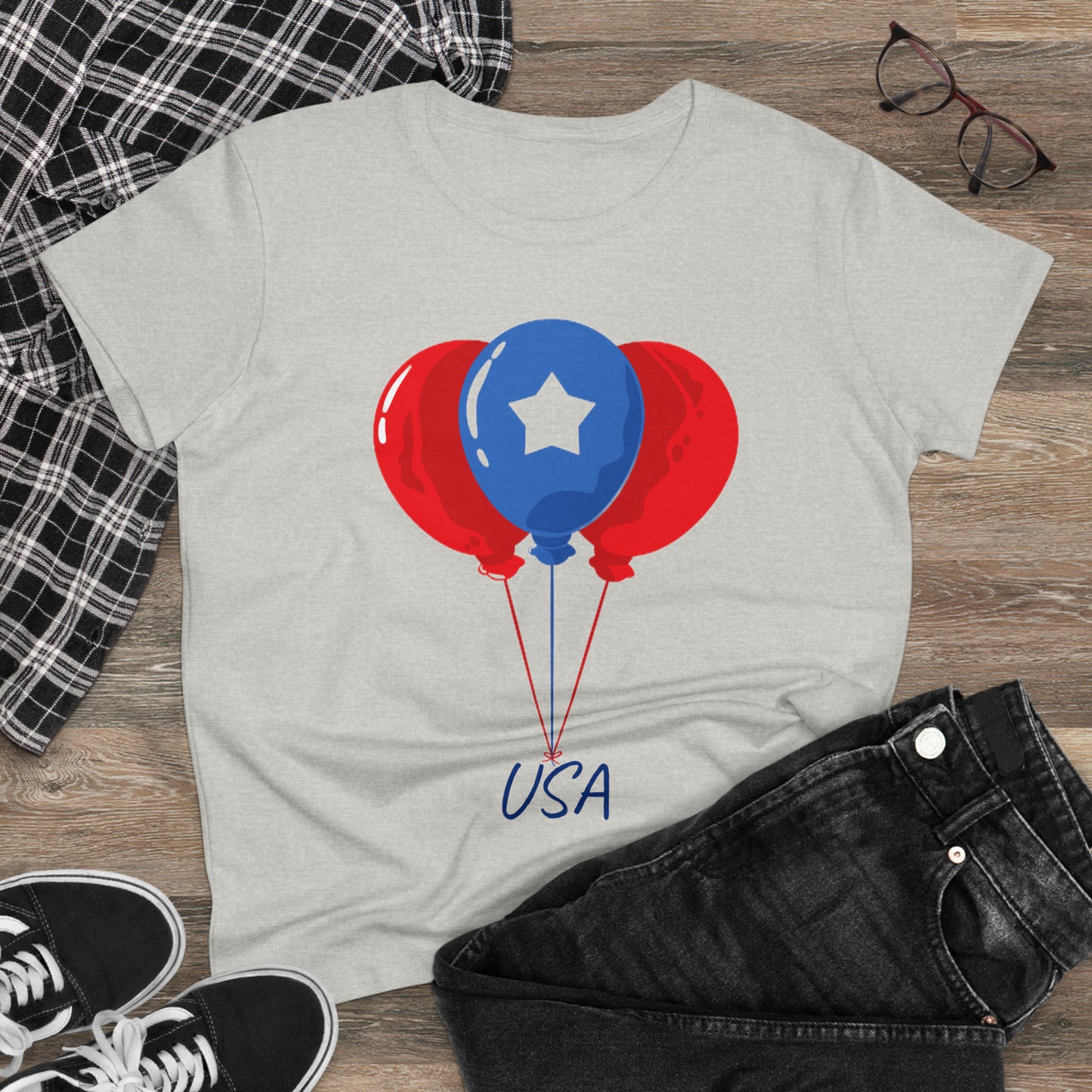 Celebrating Labor Day #2 - Women's Midweight Cotton Tee