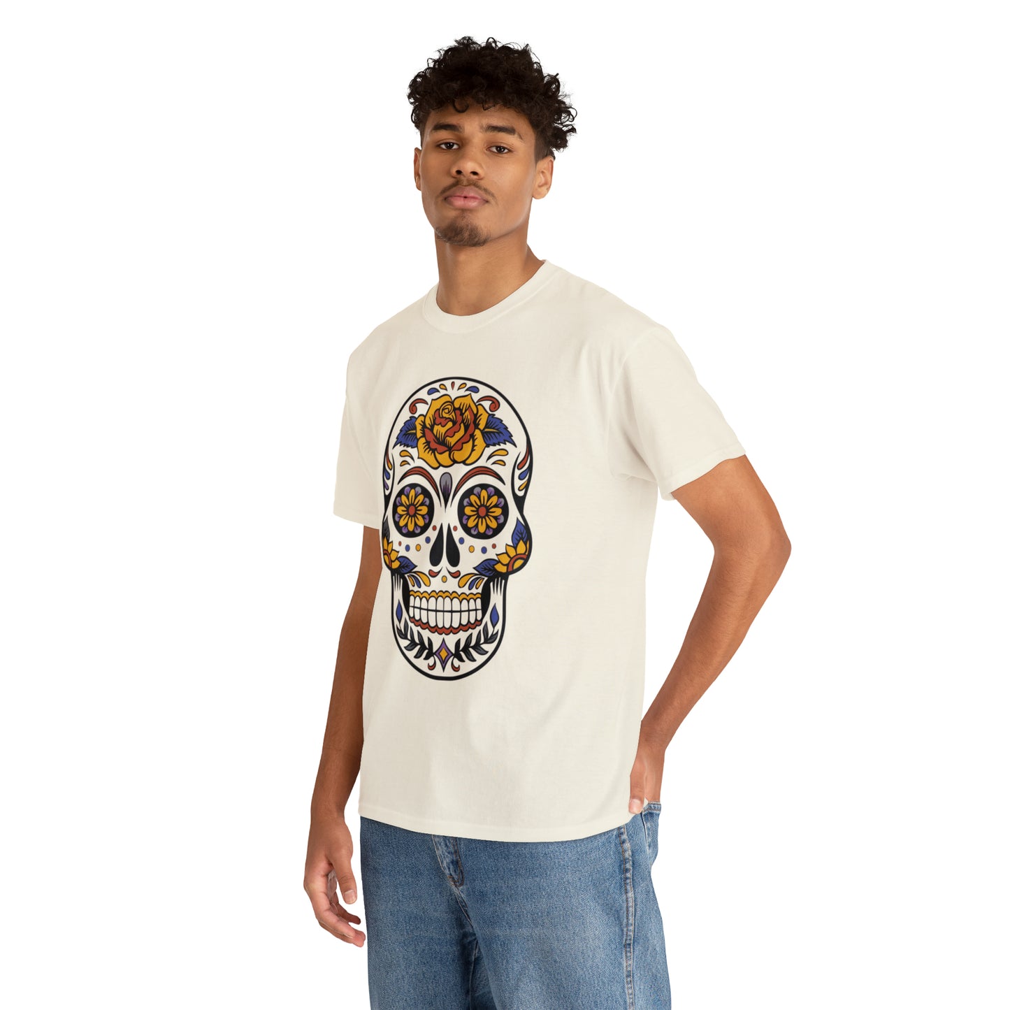 Halloween Day of the Dead 03 - Unisex Heavy Cotton Tee