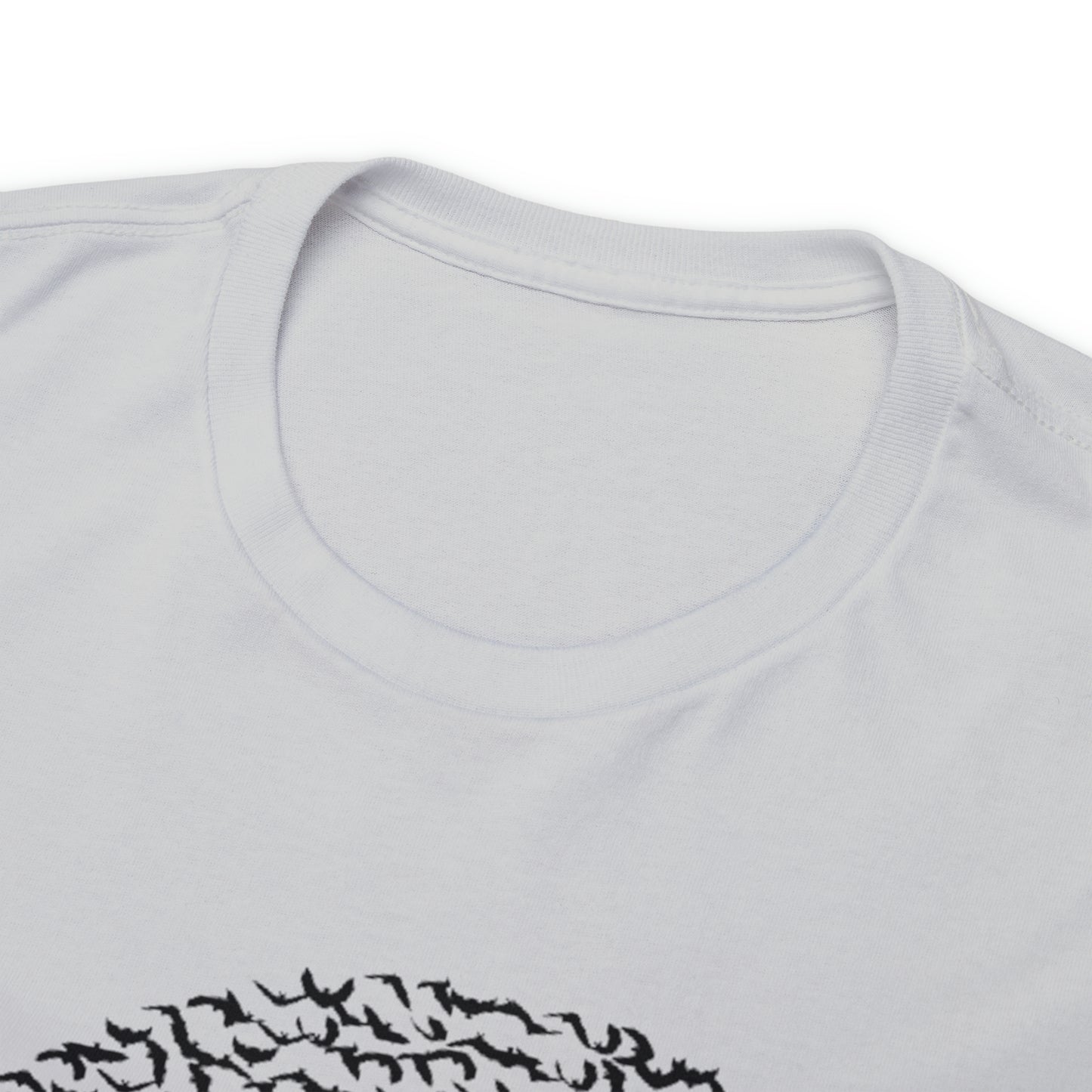Halloween Moon Bats - Unisex Heavy Cotton Tee