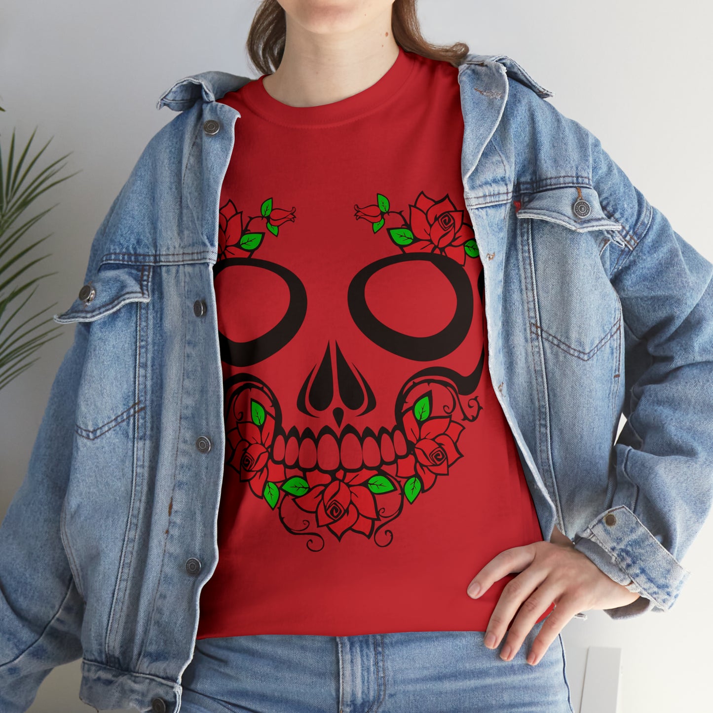 Halloween Day of the Dead 01 - Unisex Heavy Cotton Tee