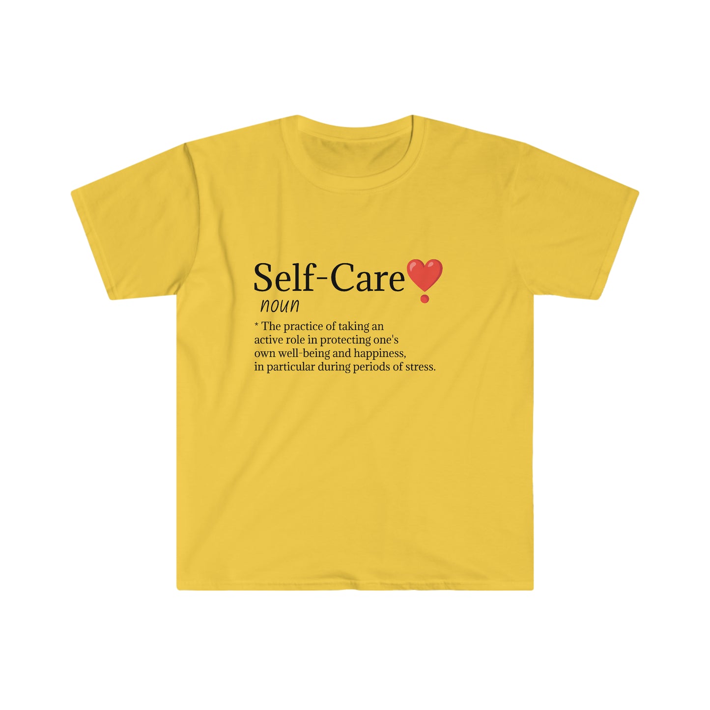 Self-Care Unisex Softstyle T-Shirt