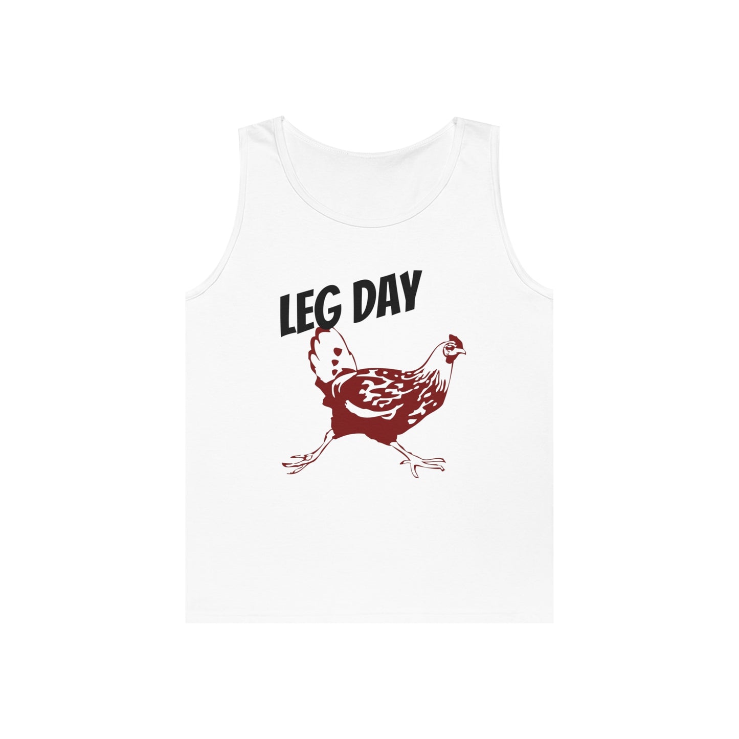 Leg Day Basic Gym Tee #1 - Unisex Heavy Cotton Tank Top