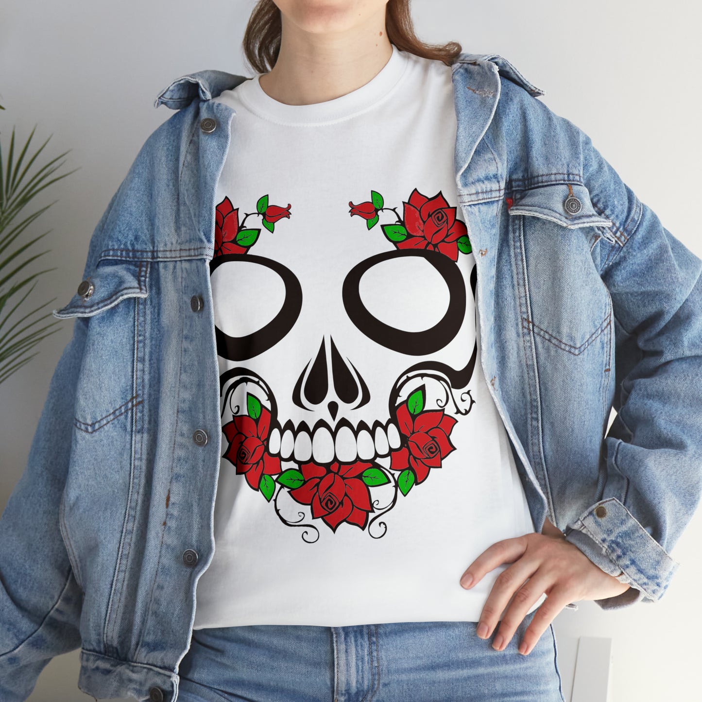Halloween Day of the Dead 01 - Unisex Heavy Cotton Tee
