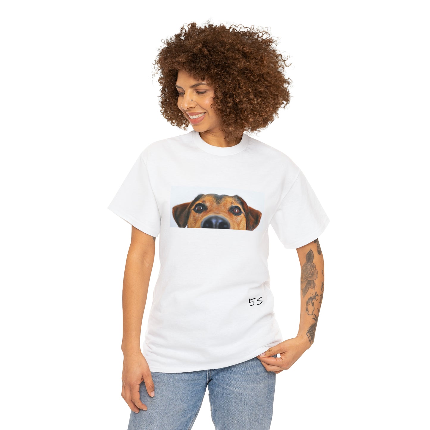 Dog Eyes Unisex Heavy Cotton Tee