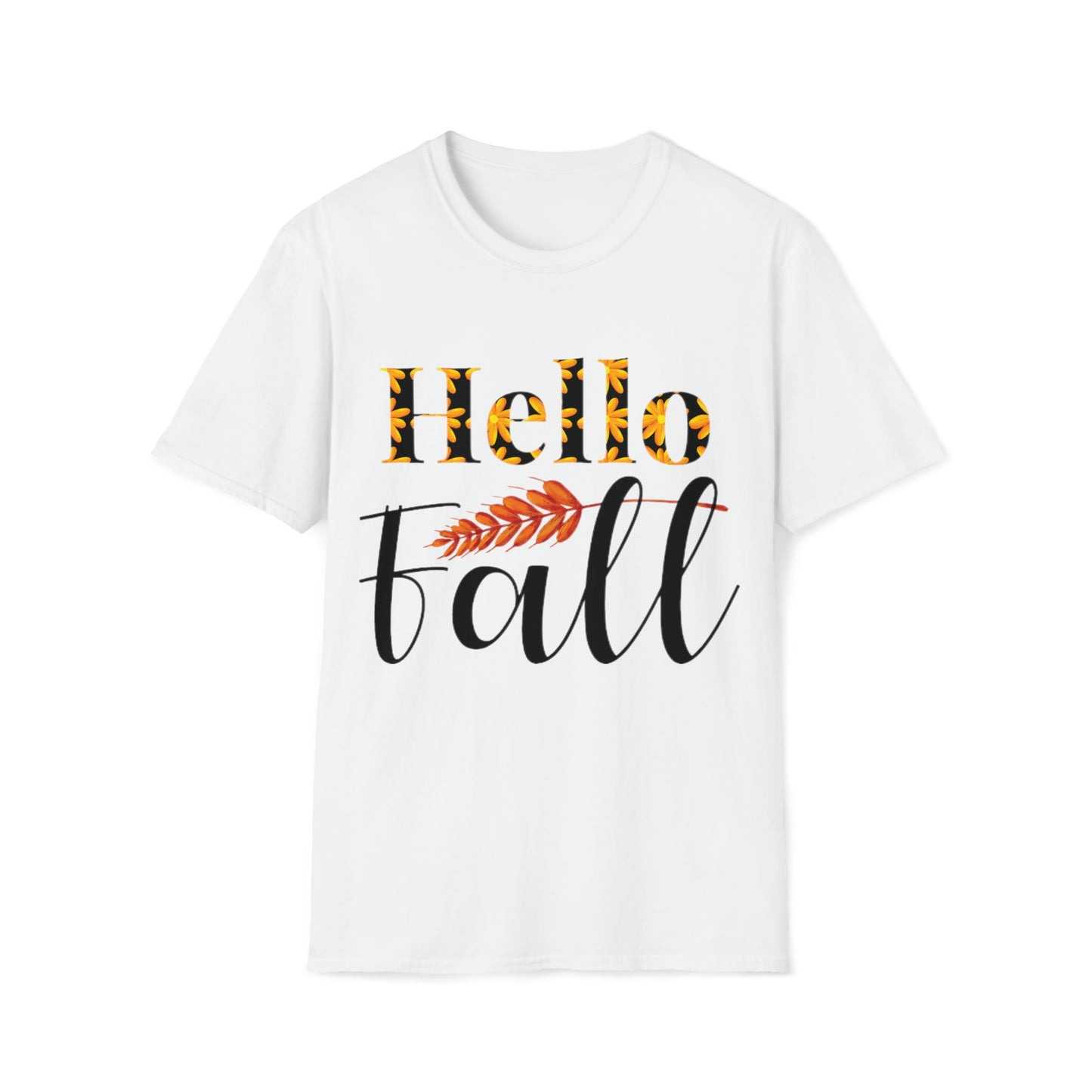 Autumn - 002 Hello Fall Unisex Softstyle T-Shirt